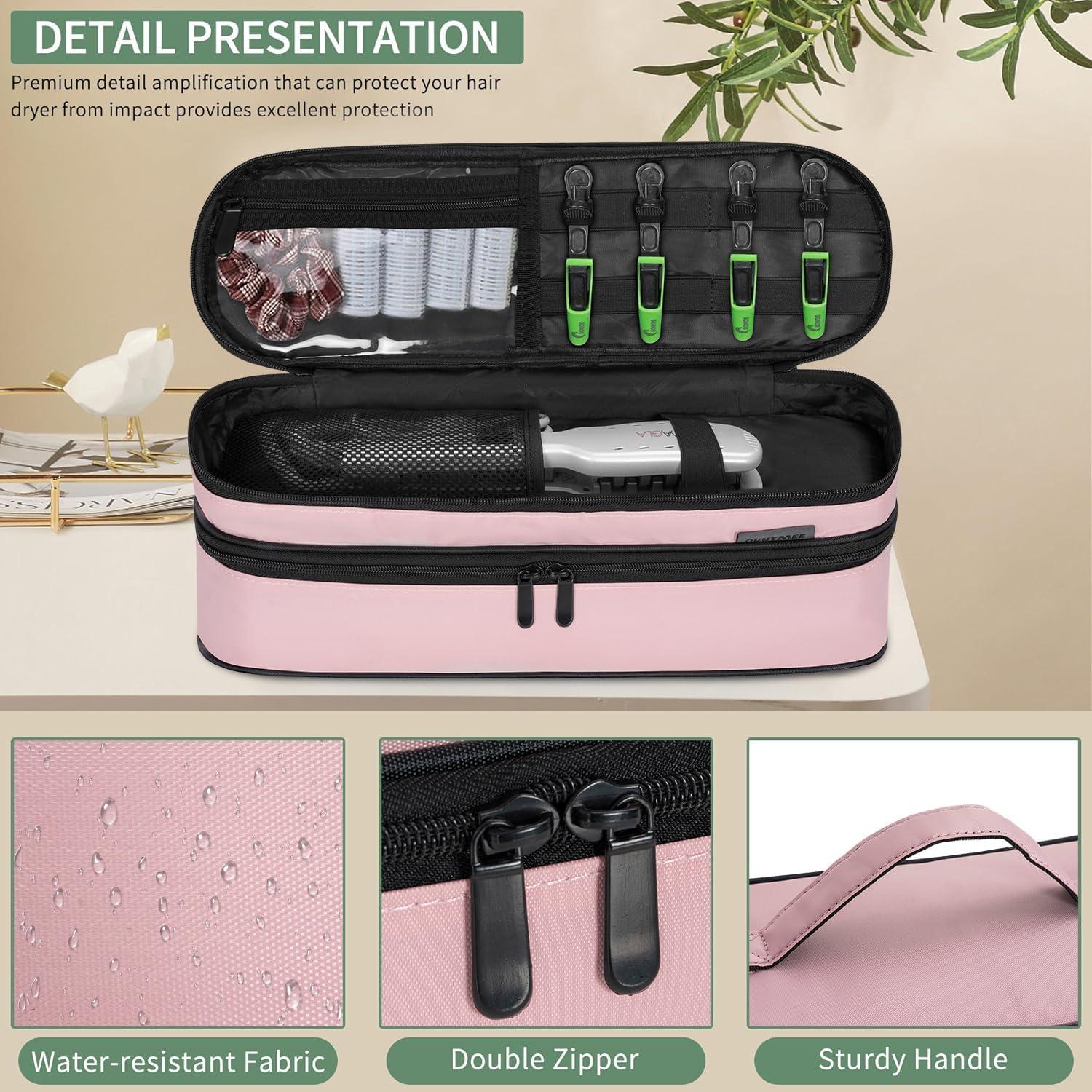 Funda de Viaje Doble Capa OUUTMEE para Secador y Estilizador