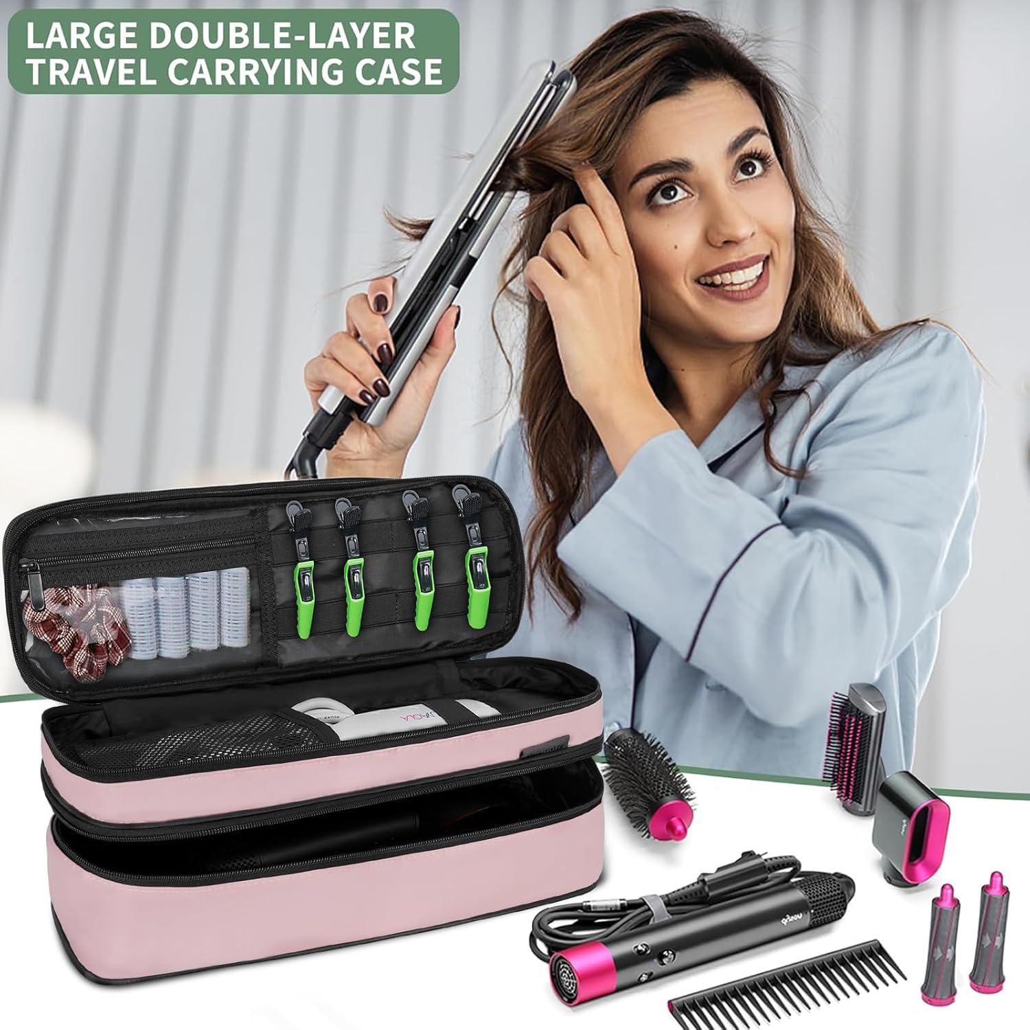 Funda de Viaje Doble Capa OUUTMEE para Secador y Estilizador