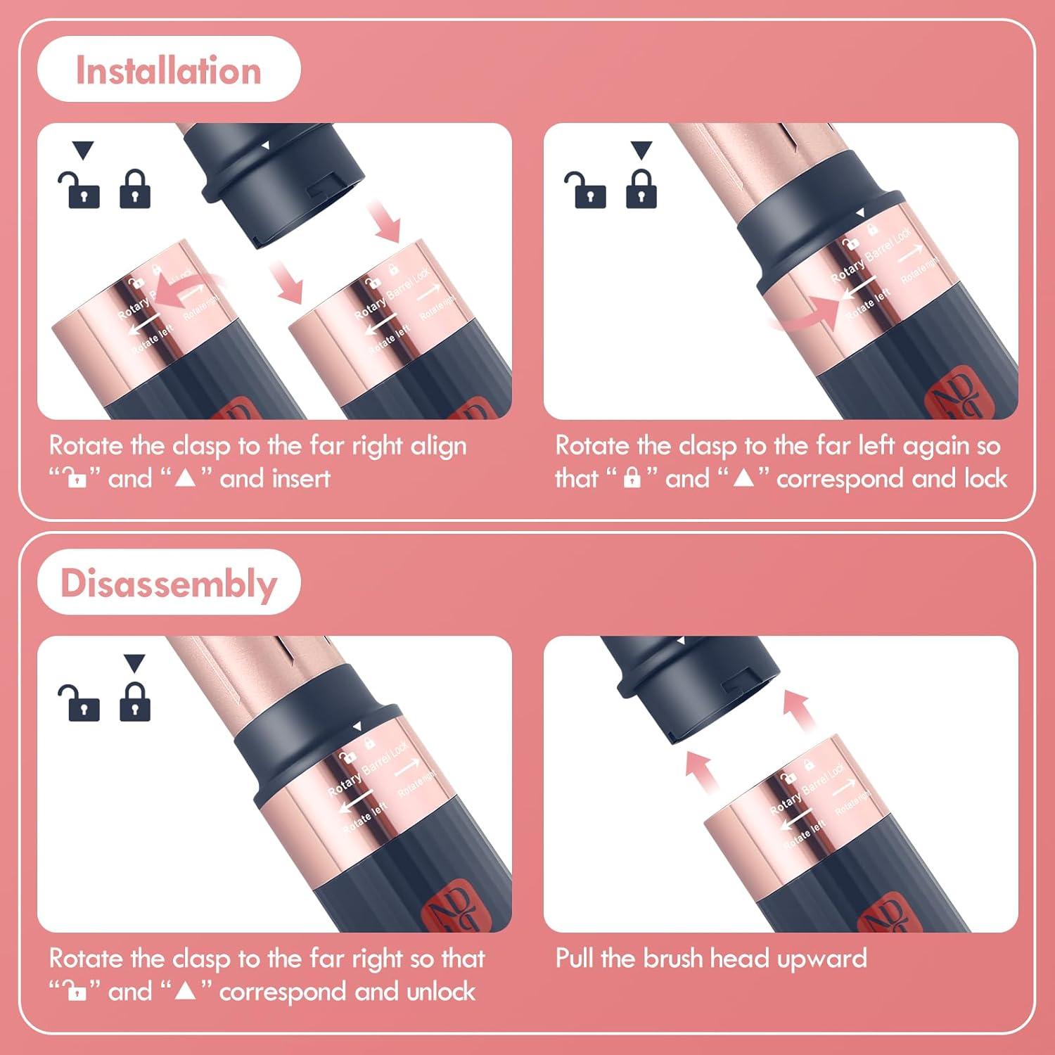 Estilizador de Cabello 6 en 1 NDLT con Iones Negativos