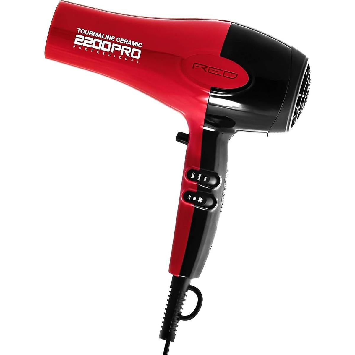 Secador de Pelo Profesional RED by Kiss 2200W Cerámica Turmalina