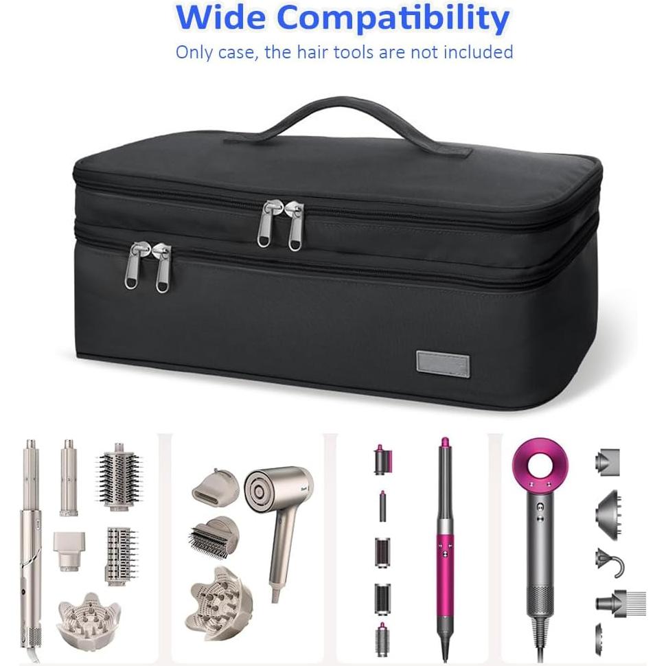 Bolsa de Herramientas para el Cabello JNEWIN Negro 40x14x15cm