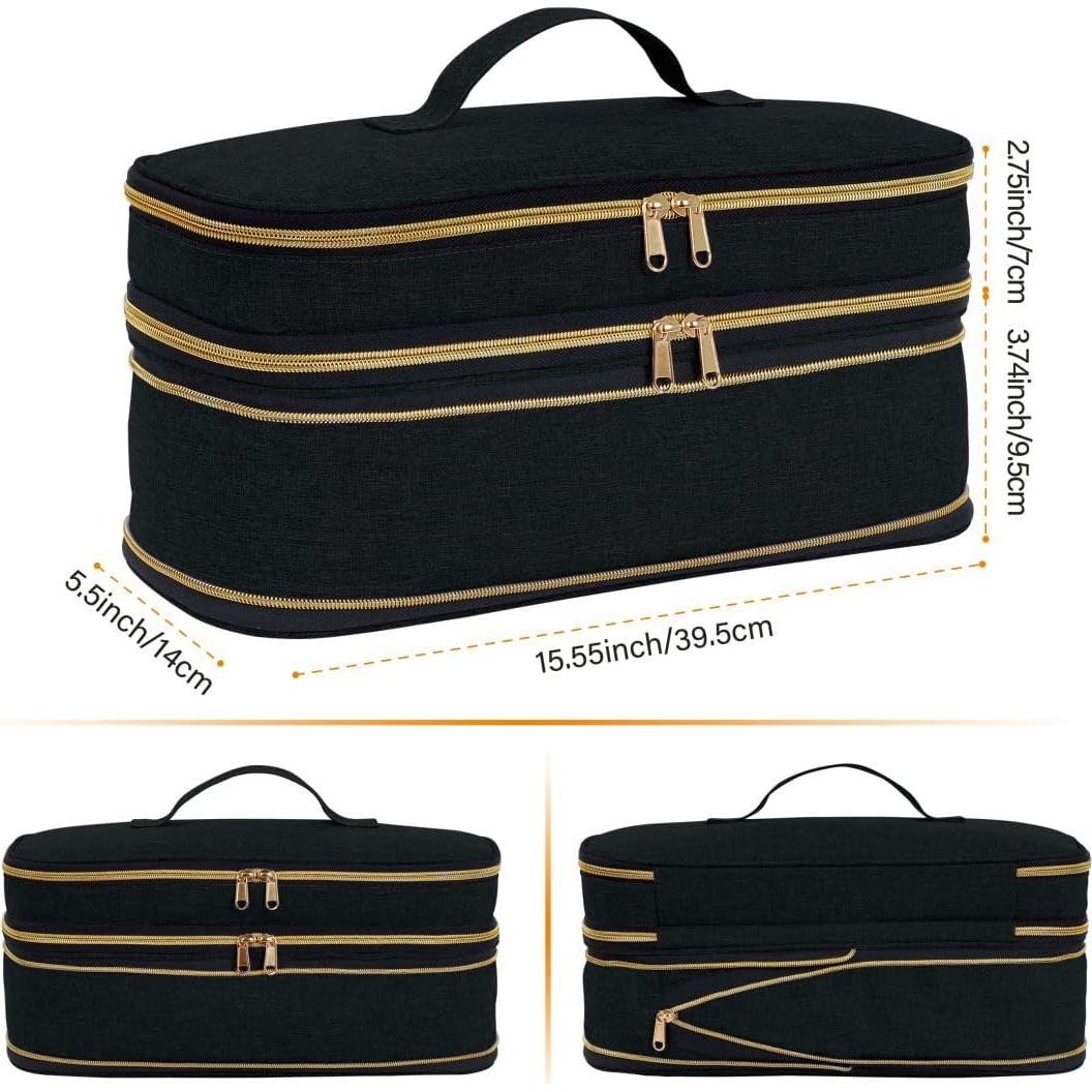 Funda de viaje UOZL para secador de pelo y herramientas de cabello