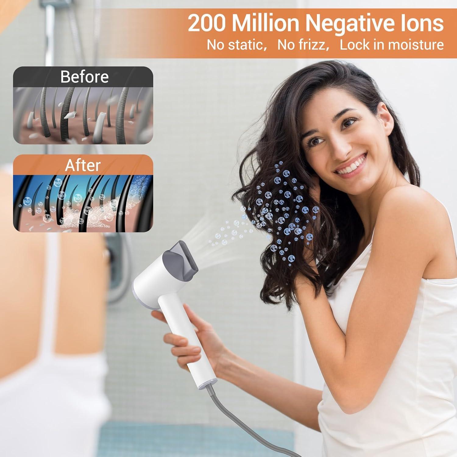 Secador de Pelo Profesional DRSPEE HC03 1600W Iónico LED