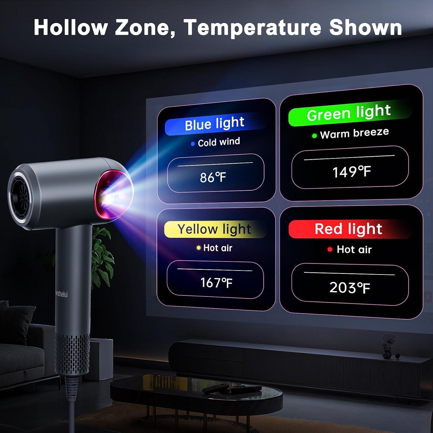 Secador de Pelo Iónico Profesional Leite T9 0.61 kg Gris Púrpura