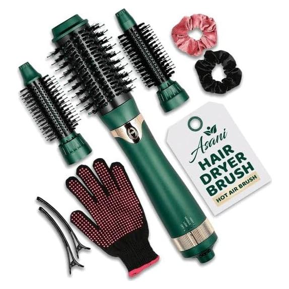 Cepillo de Aire Caliente Multifuncional Asani - 4 en 1 con 3 Cabezas