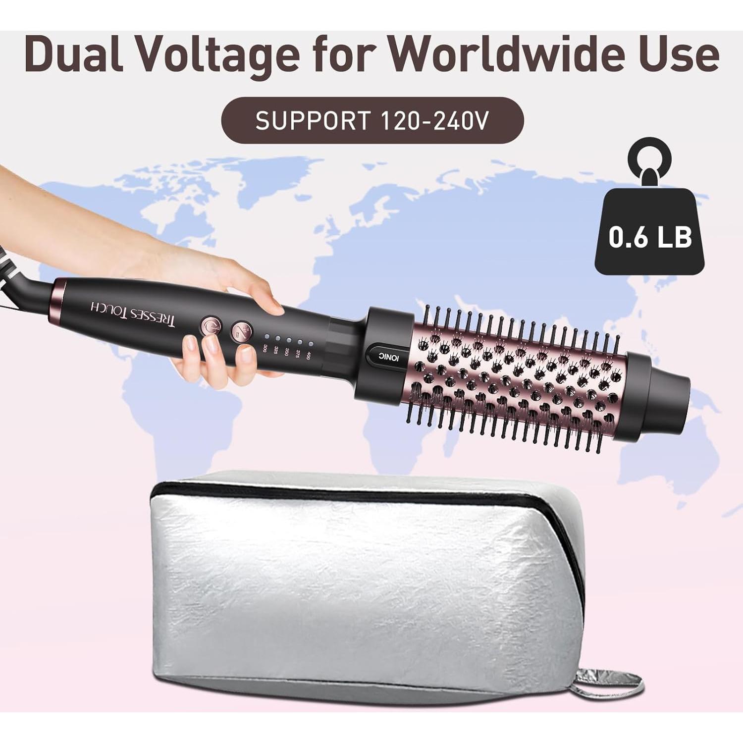 Cepillo Térmico Tresses Touch 1.5" Iones Negativos 5 Temperaturas