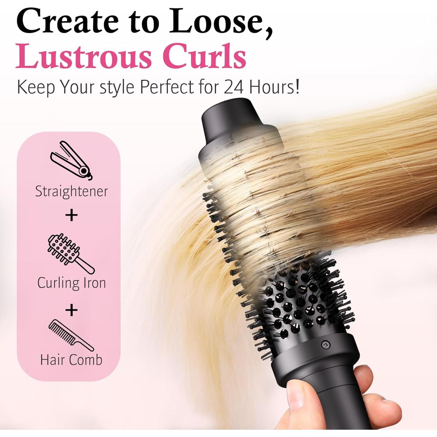 Cepillo Térmico DAILYLIFE 1.5" con Iones Negativos y Calor Rápido