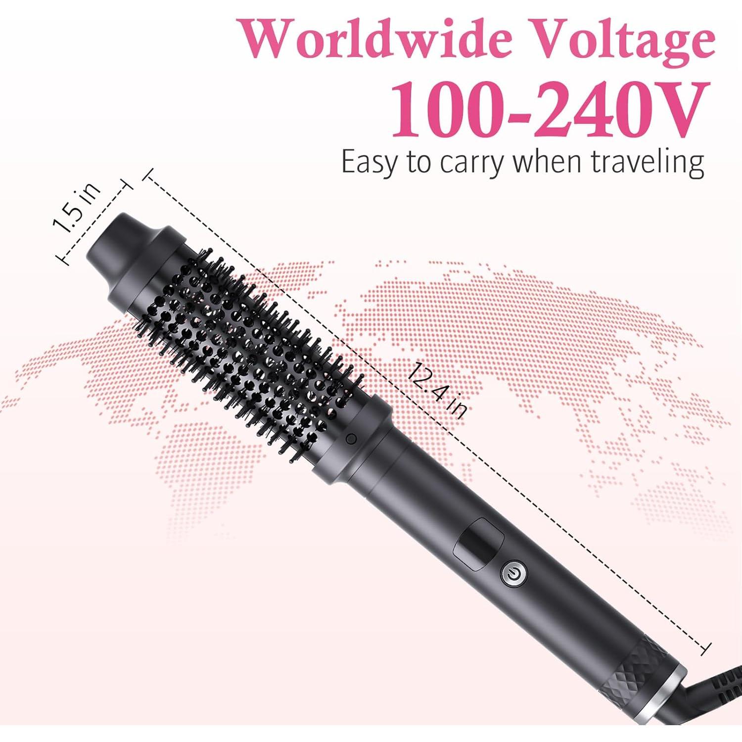 Cepillo Térmico DAILYLIFE 1.5" con Iones Negativos y Calor Rápido