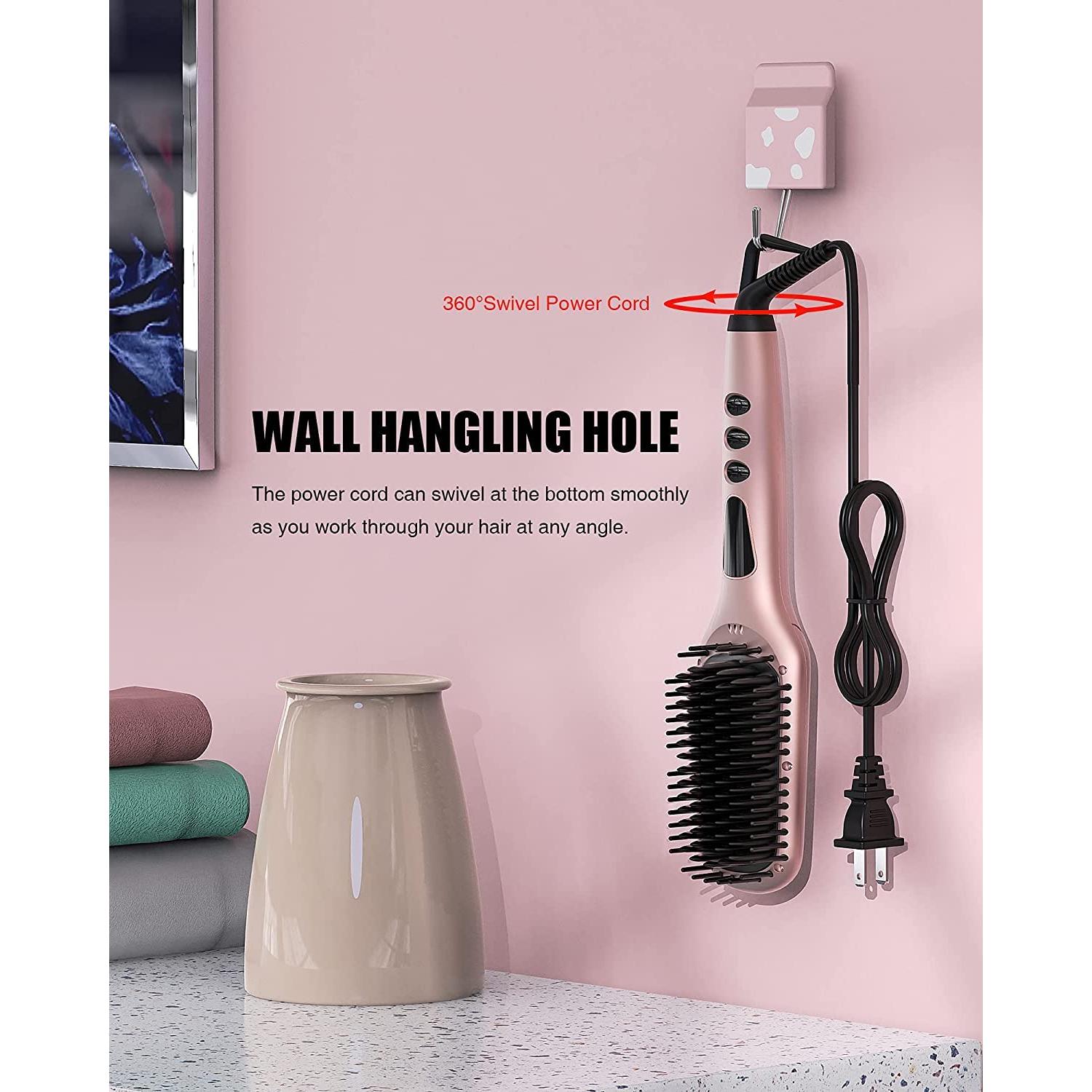 Cepillo Alisador Cerámico MEGAWISE KL-1025 232°C Anti-frizz