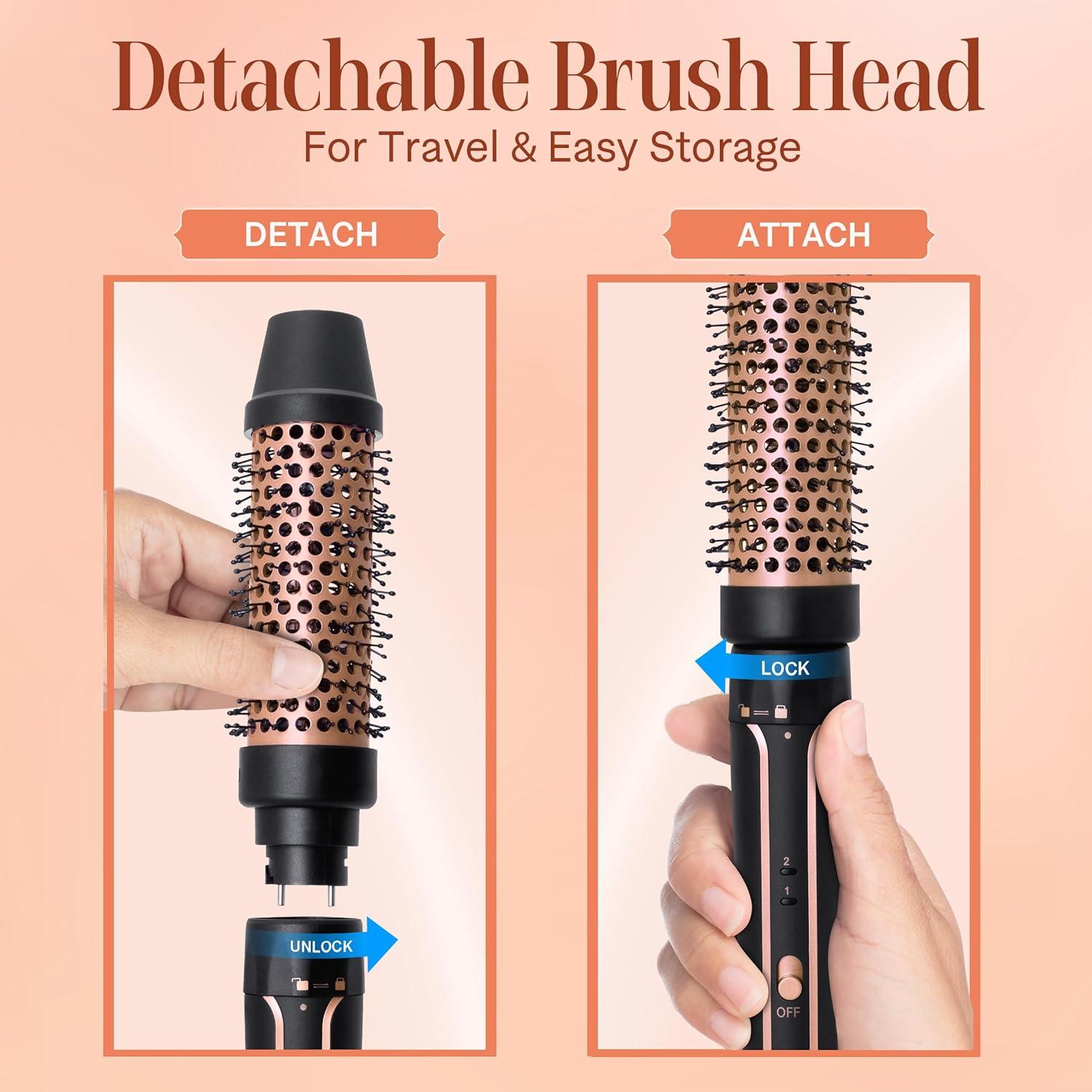 Cepillo Térmico Redondo Asani 1.5" Doble Voltaje 120-240V