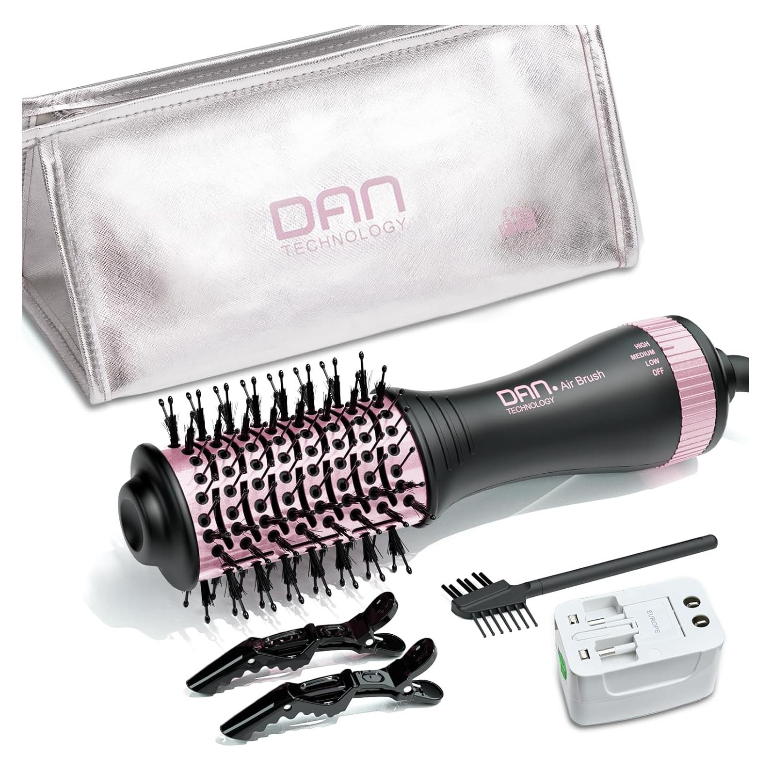 Cepillo Secador de Cabello DAN 4 en 1 Doble Voltaje 110V-240V