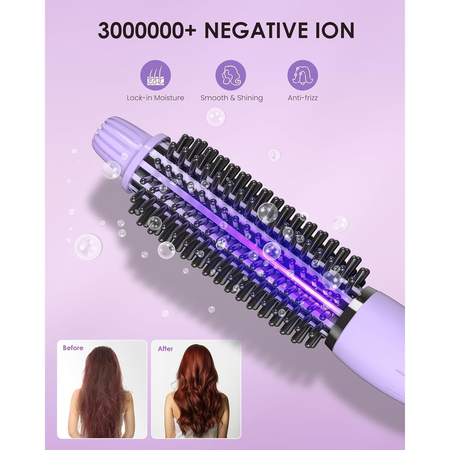 Cepillo Rizador NOVUSPRO 1" con Pantalla LED y 3 Temperaturas