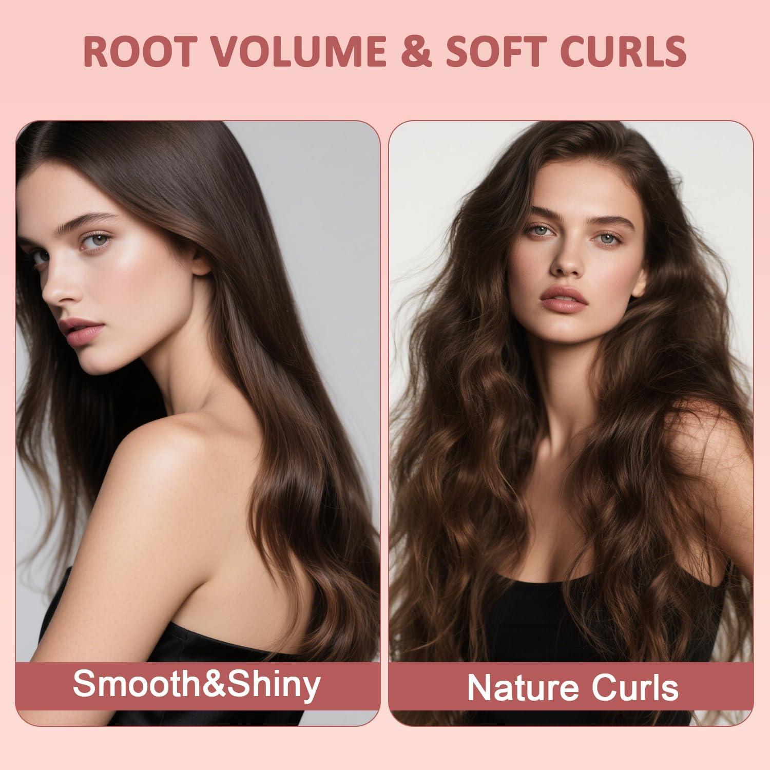 Cepillo Rizador Cerámico Hopopower 3 en 1 1.25" Doble Voltaje