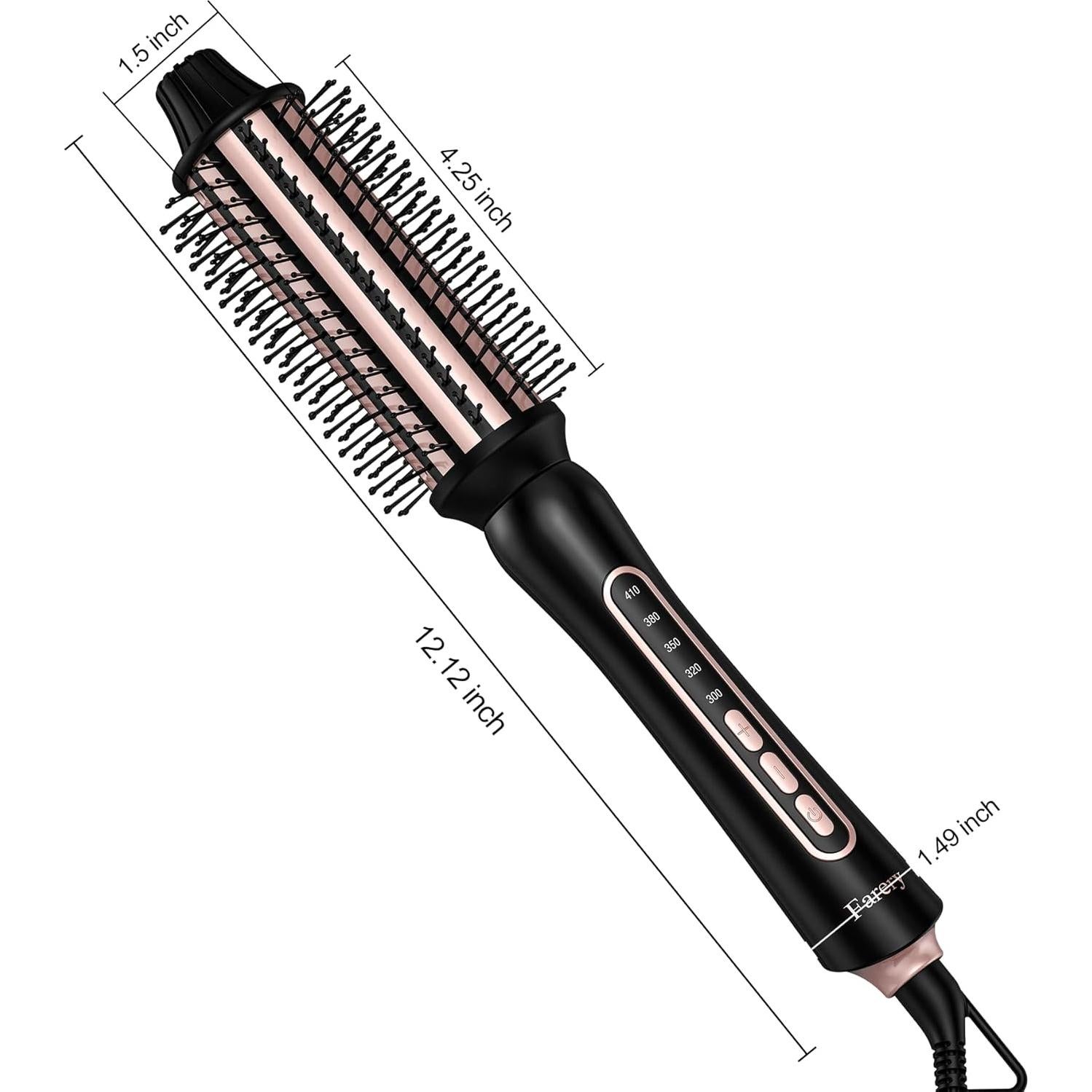 Cepillo Térmico Farery 1.5" 5 Temperaturas para Rizos Voluminosos