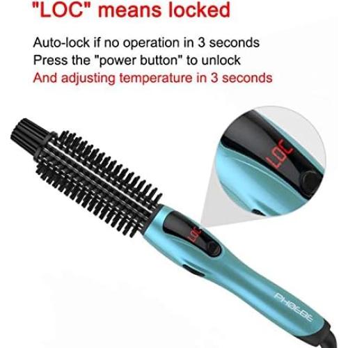 Plancha de Rizar PHOEBE 1" Cerámica Tourmalina Doble Voltaje