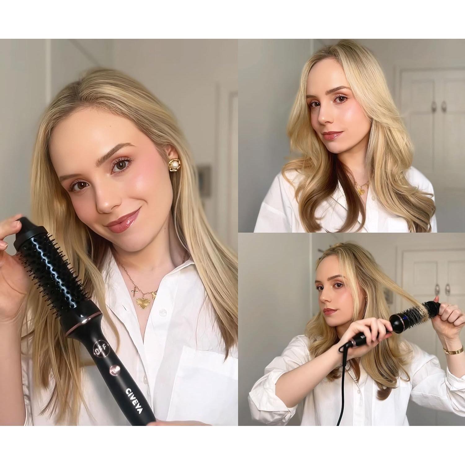 Cepillo Térmico Pro CIVEYA 1.5" Redondo 12 Temperaturas