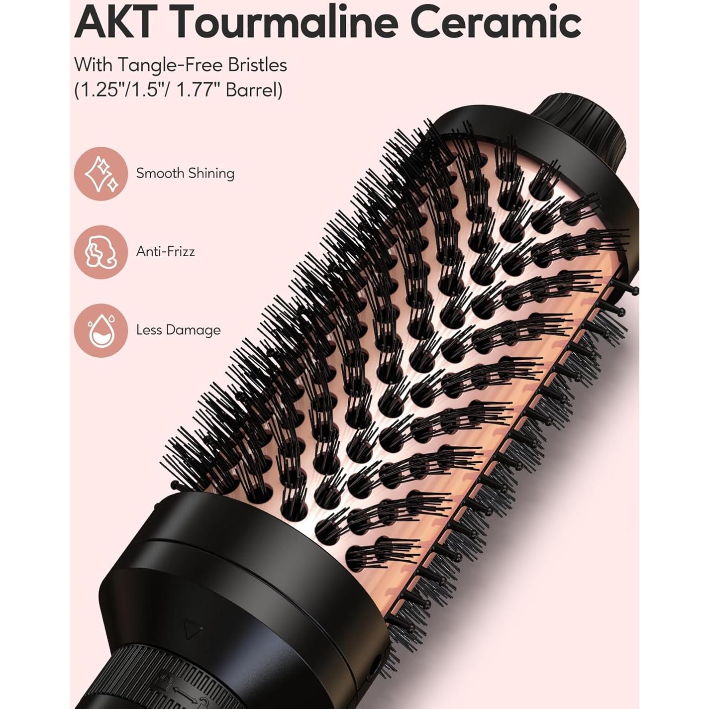 Conjunto de Cepillos Térmicos Terviiix PRO 3 en 1 con 3 Cabezas