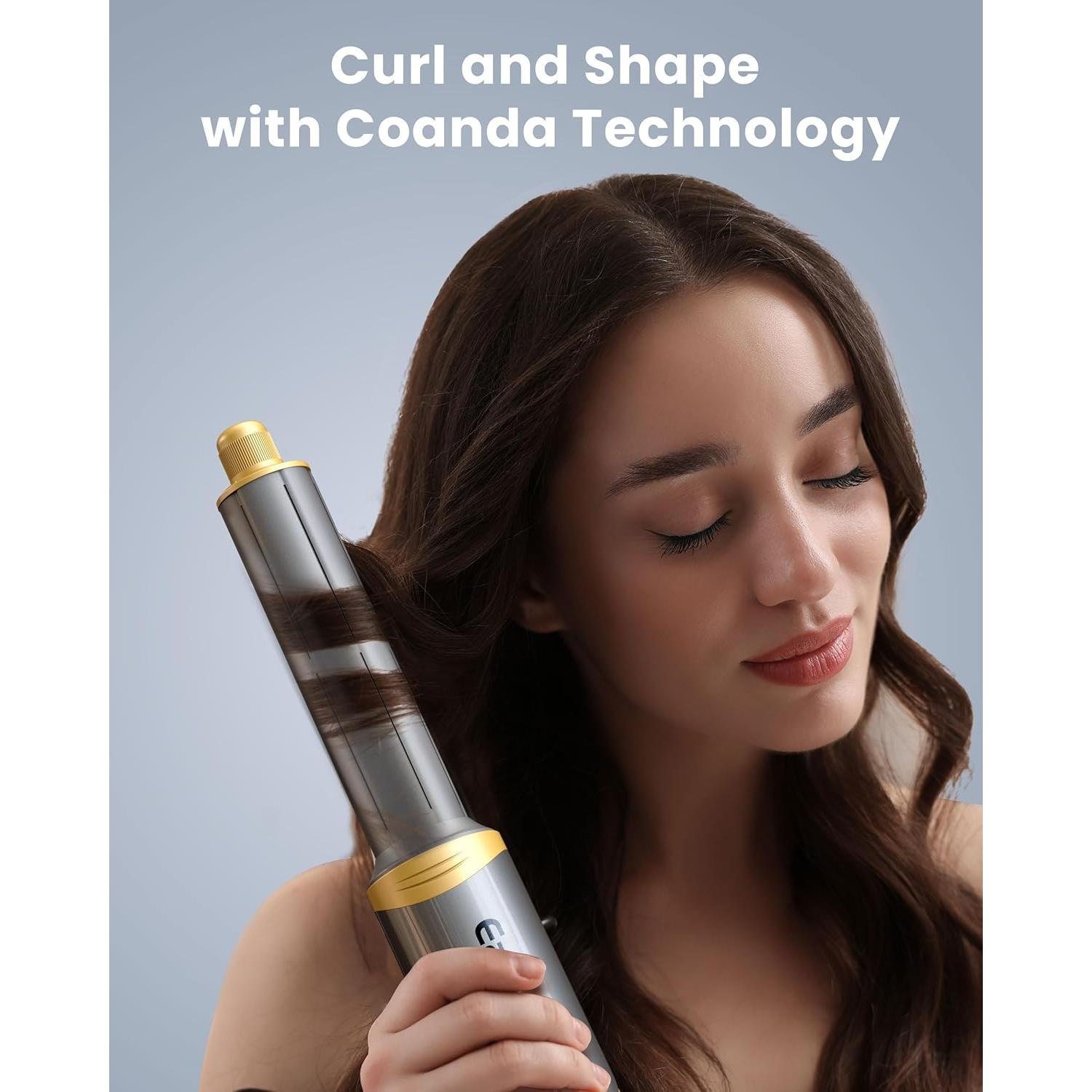 Easywave Estilizador 5 en 1: Secador y Rizador Automático Gris