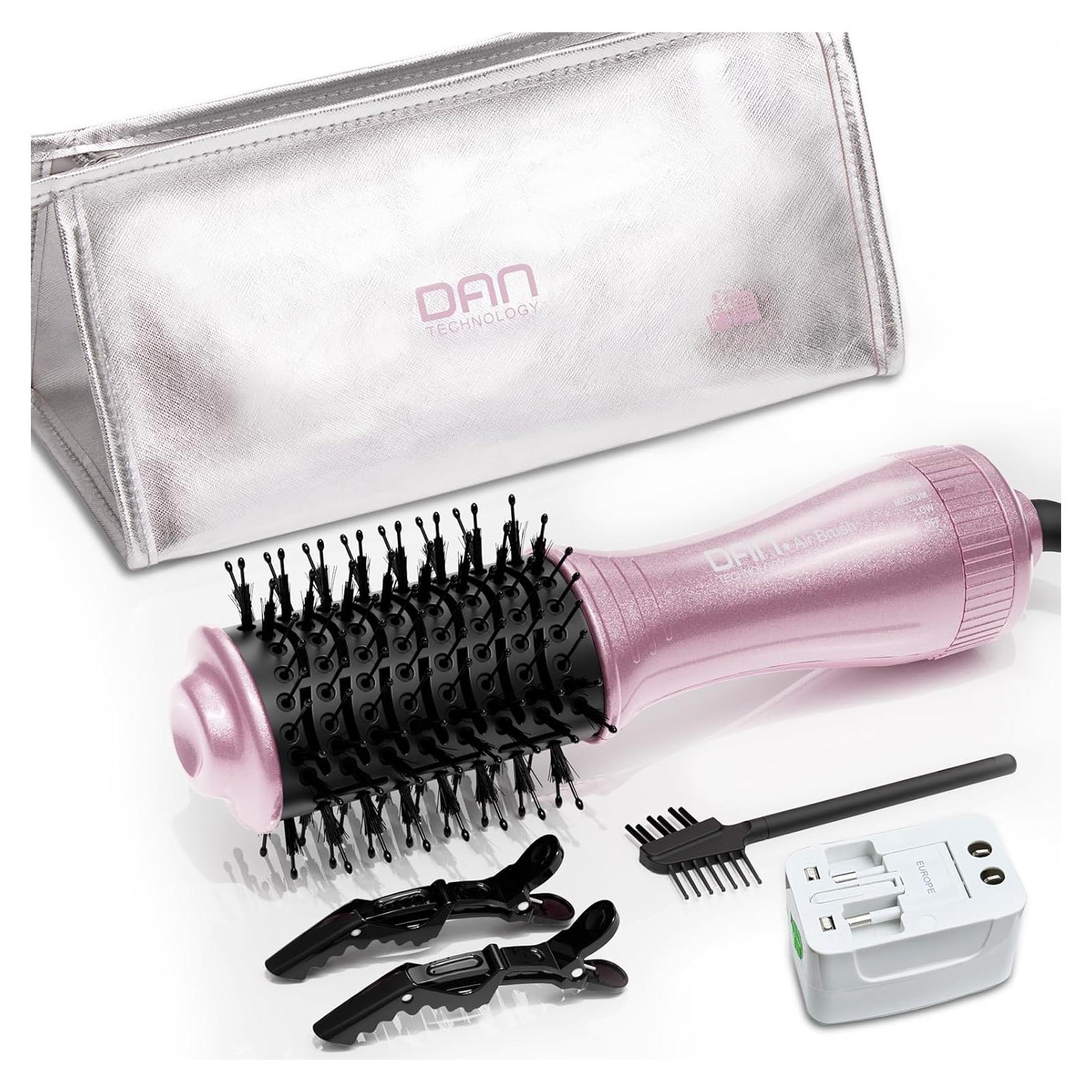 Cepillo Secador de Cabello DAN 2.54 cm Doble Voltaje 110V-240V