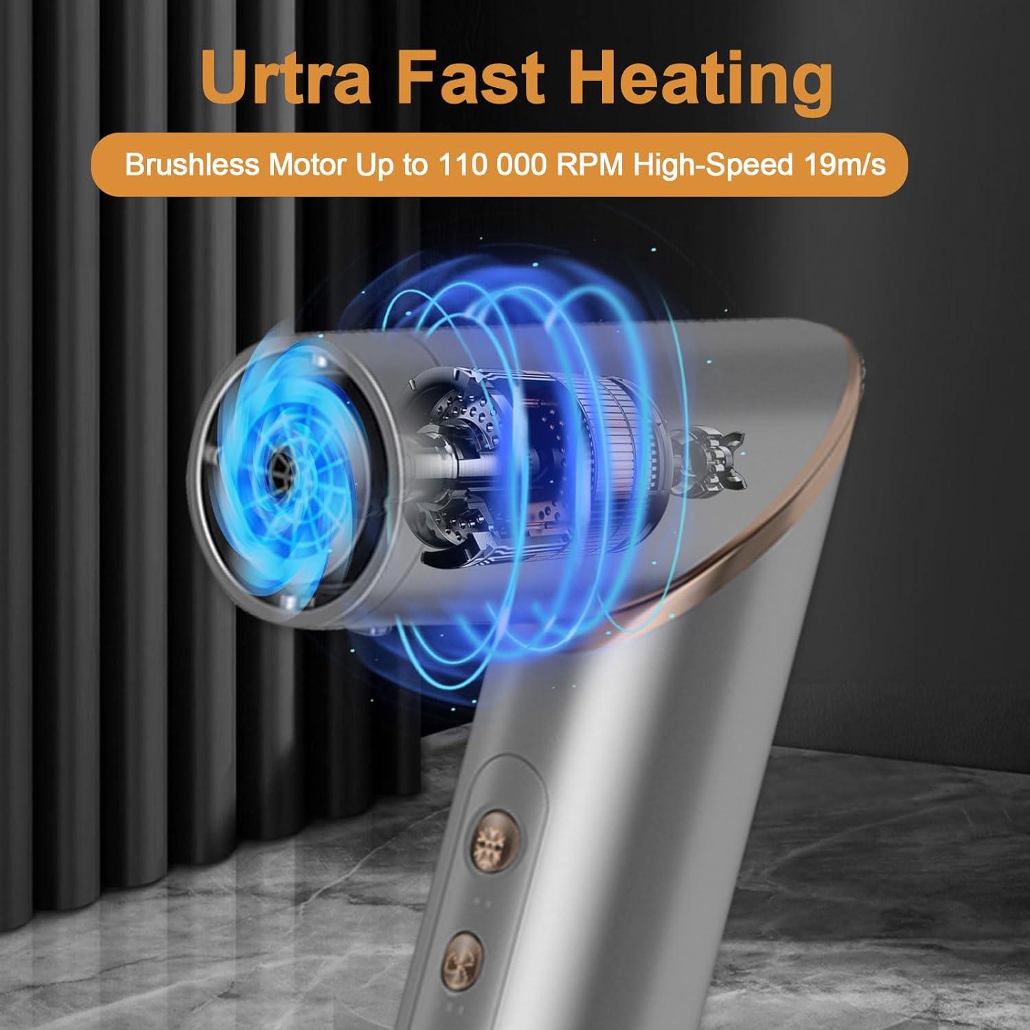 Juego de Estilizador de Cabello 5 en 1 Dryhsip Gris