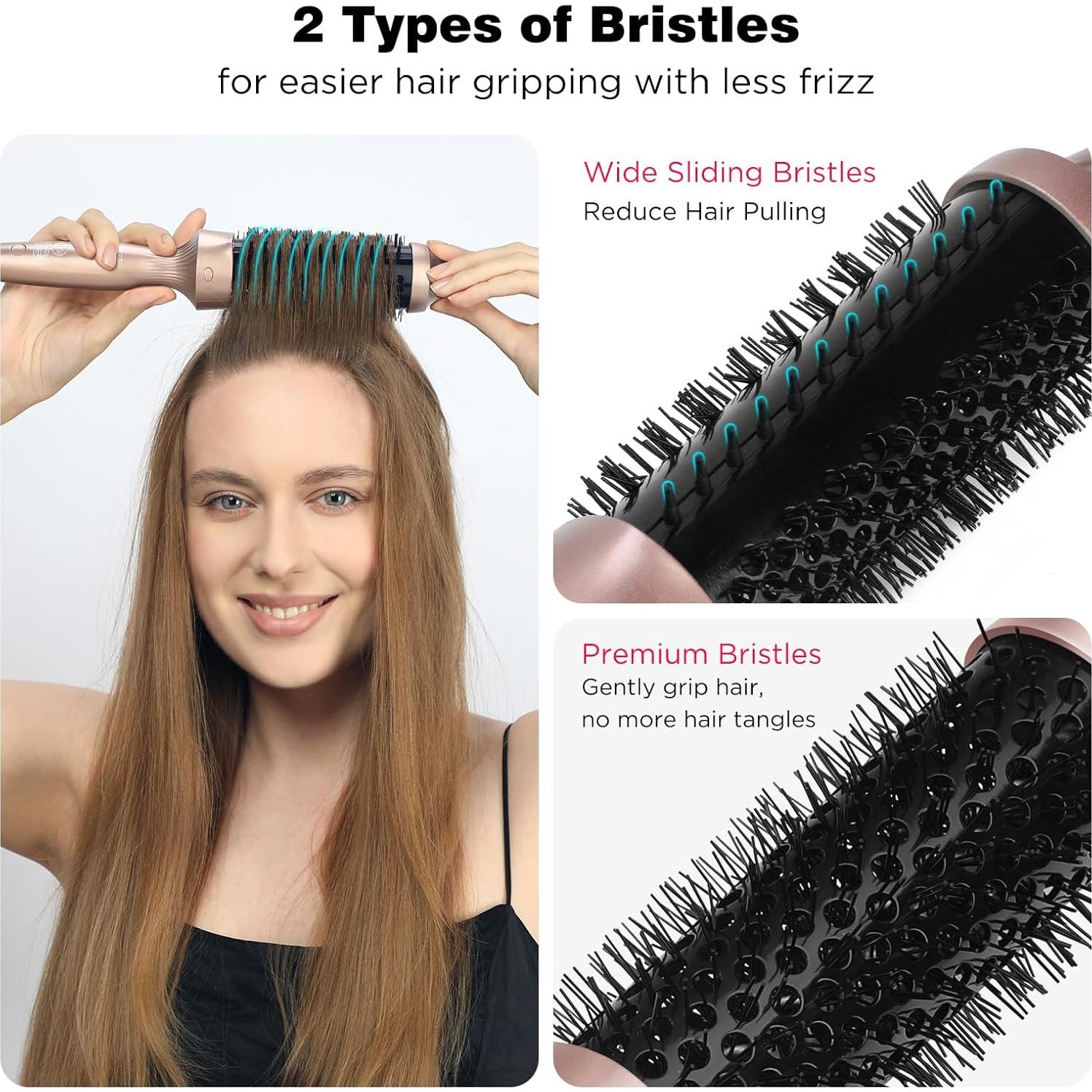 Cepillo Curling Térmico Infrarrojo Prizm 40mm Dorado