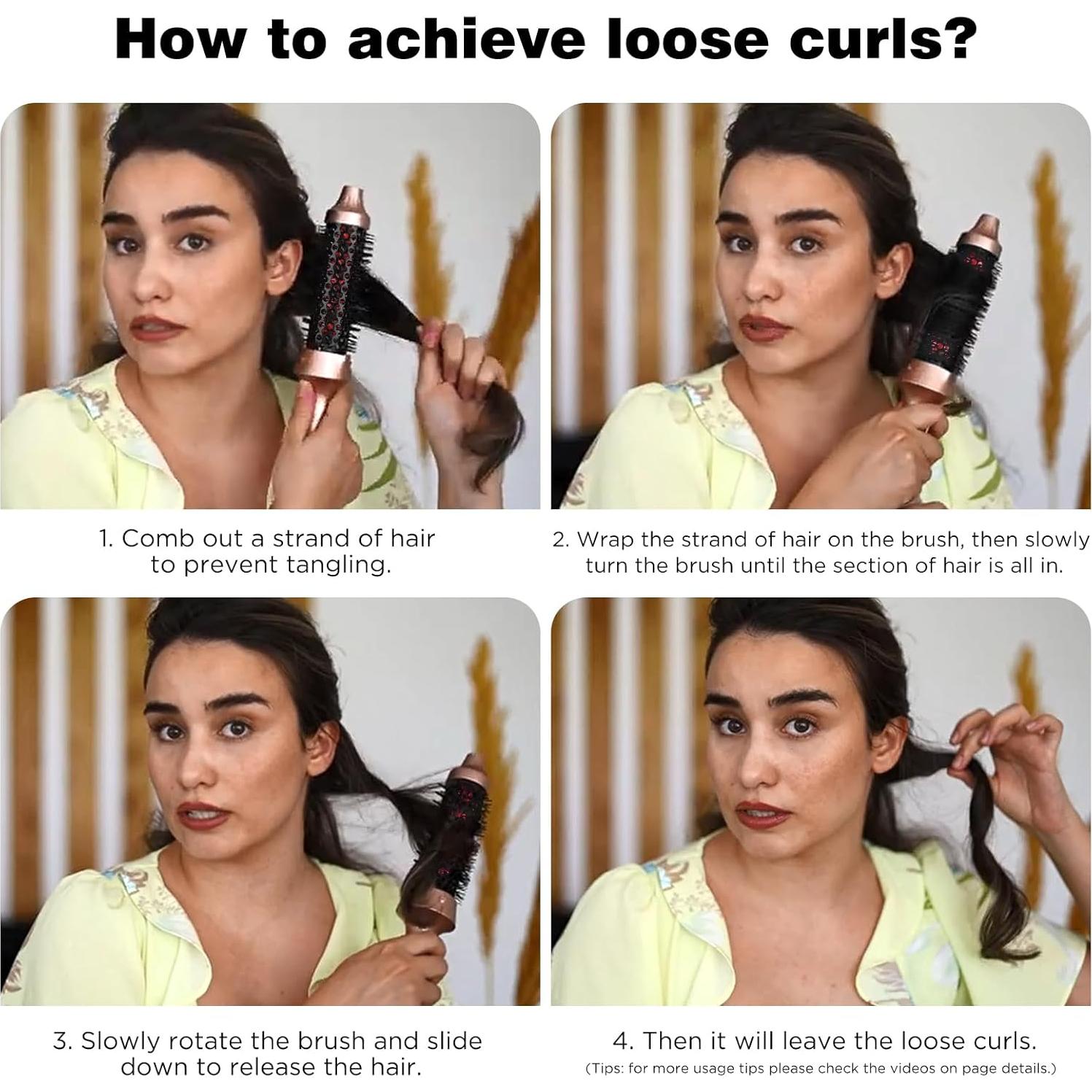 Cepillo Curling Térmico Infrarrojo Prizm 40mm Dorado