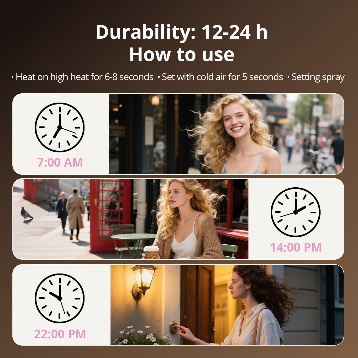 Secador y Estilizador de Cabello 7 en 1 CrazyMar Rosa