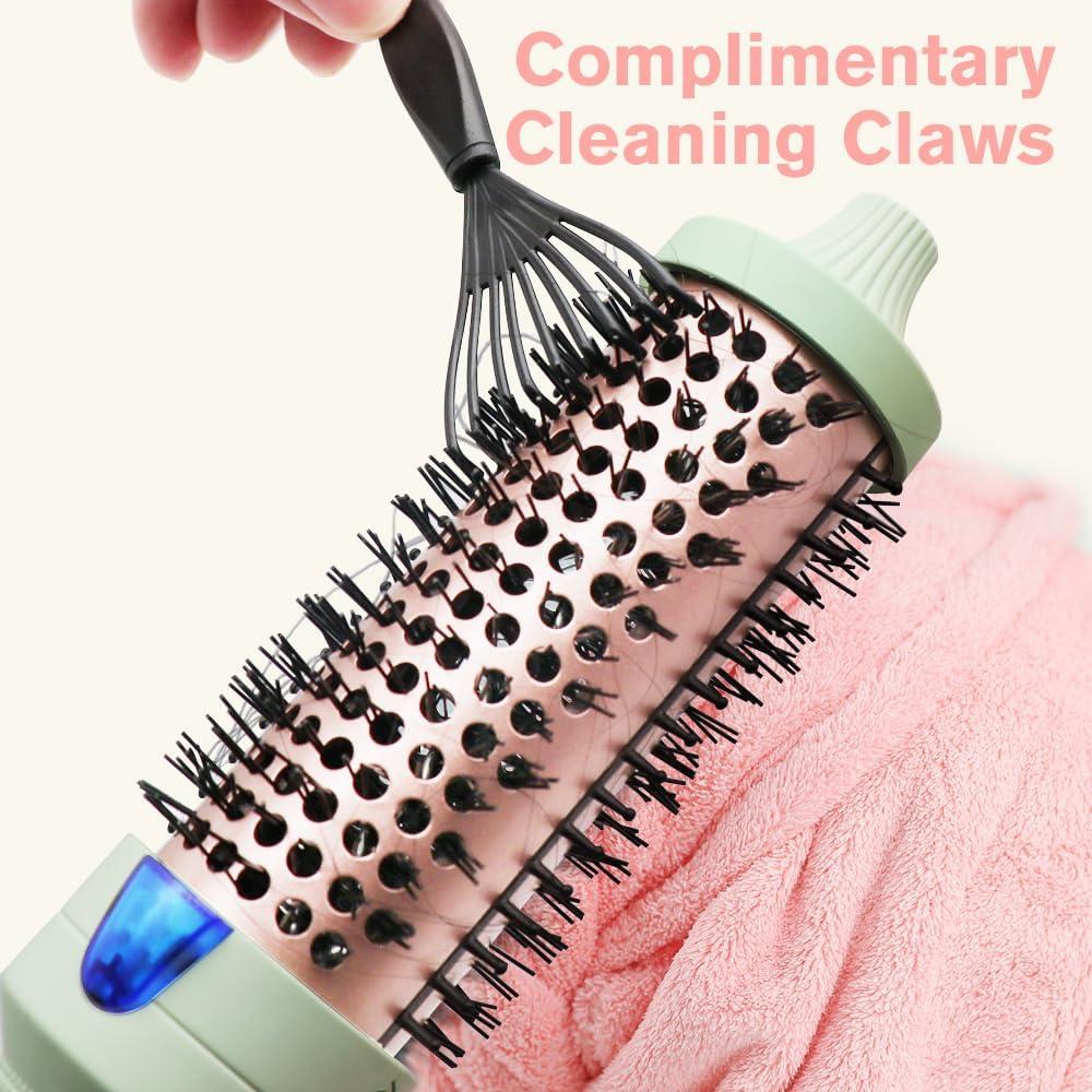 Cepillo Térmico K&K 38mm Cerámica Iónica para Rizos Naturales