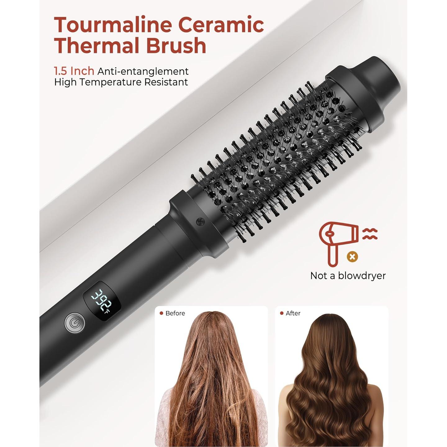 Cepillo Térmico Ukliss 1.5" Cerámica Iónica 9 Temperaturas