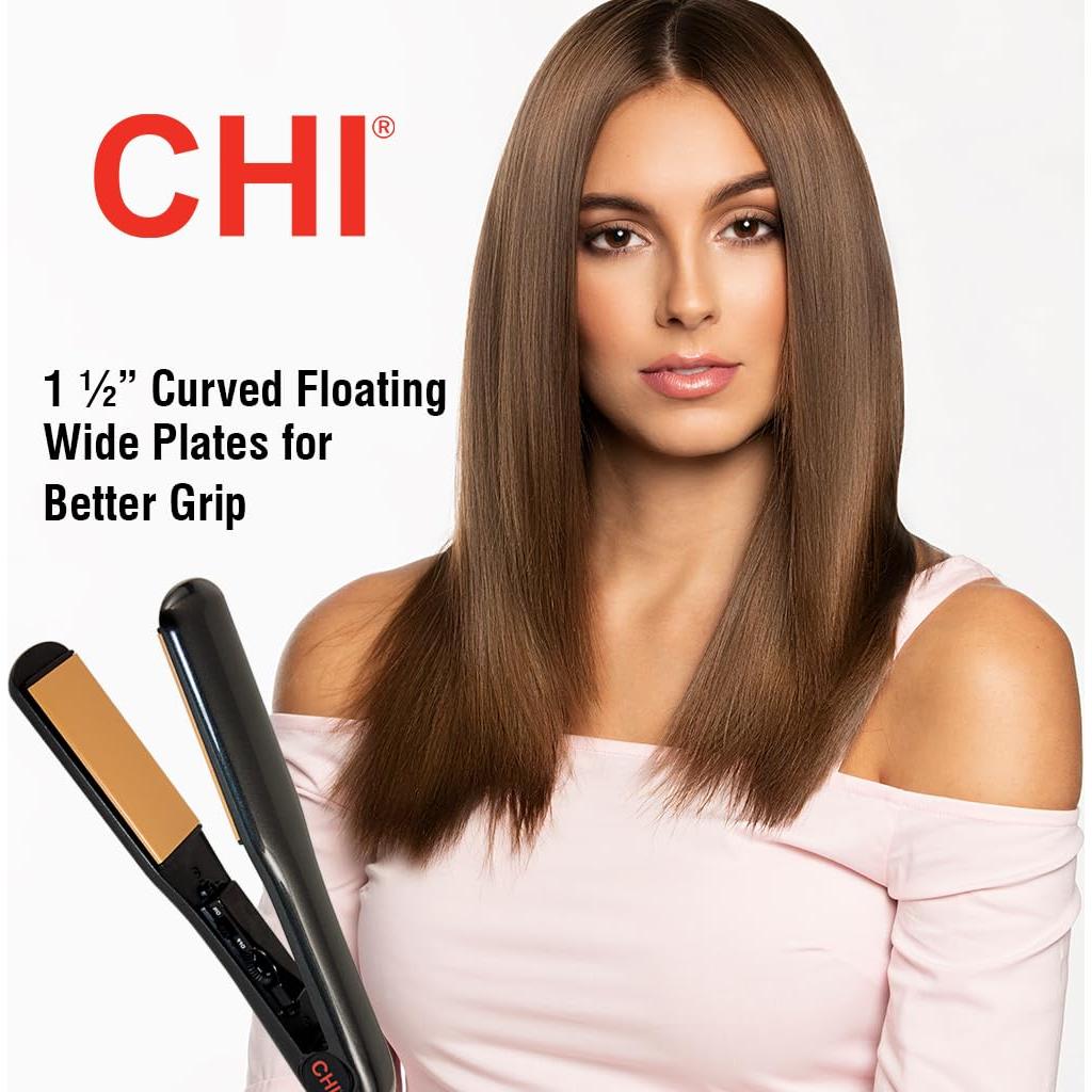 Plancha de Cerámica de Turmalina CHI 3.81 cm Alisador de Cabello