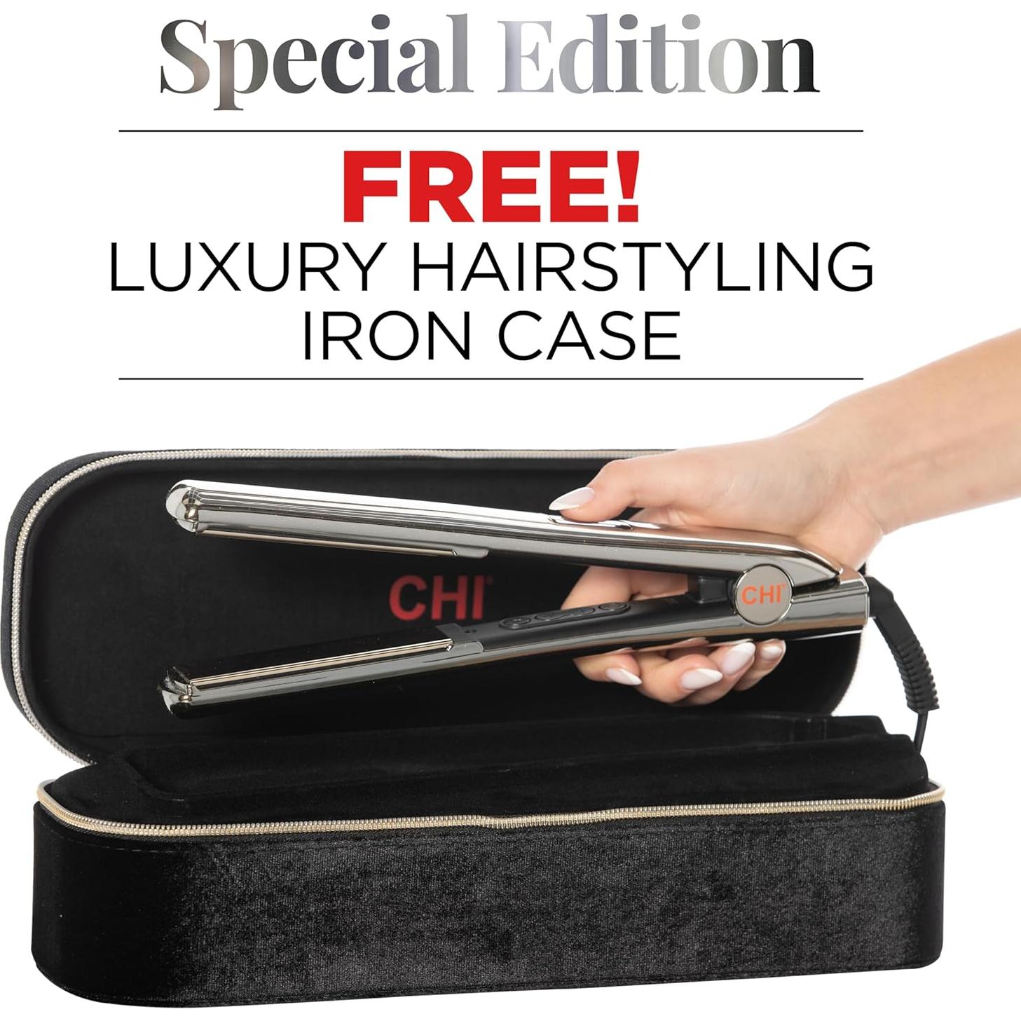 Plancha de Cabello CHI G2 Titanio 1" Calentamiento 60s