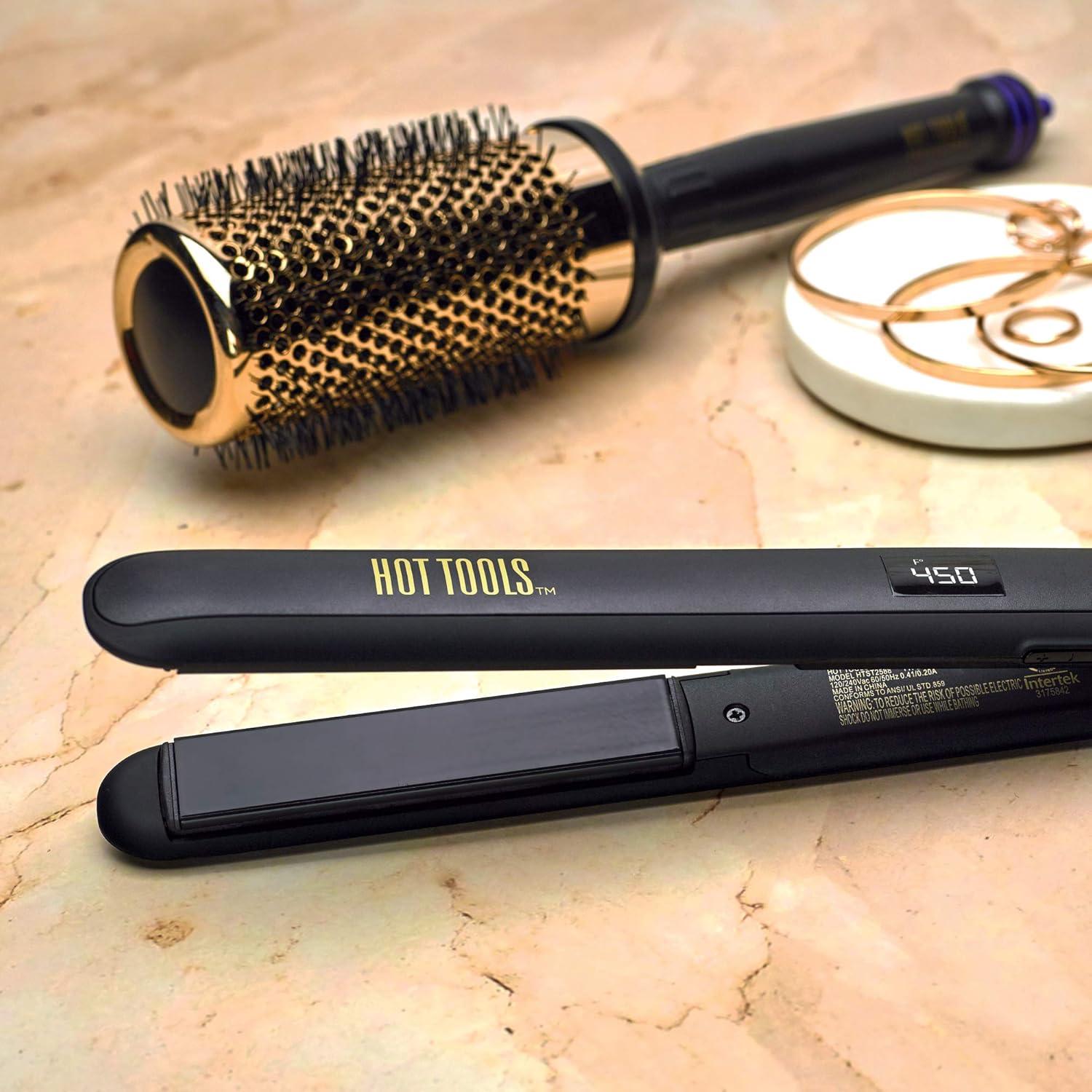 Plancha de Cerámica Turmalina Hot Tools Pro 1" 232°C