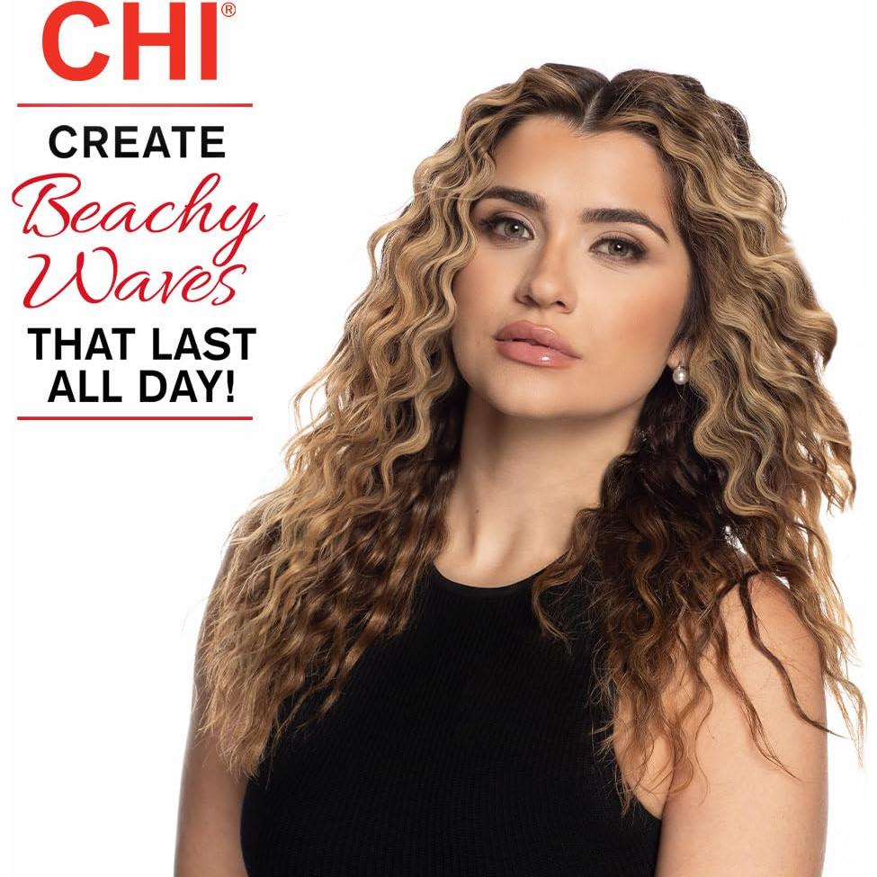 Plancha de Ondas Triple Cerámica CHI CA1189A 29.6x6.8cm