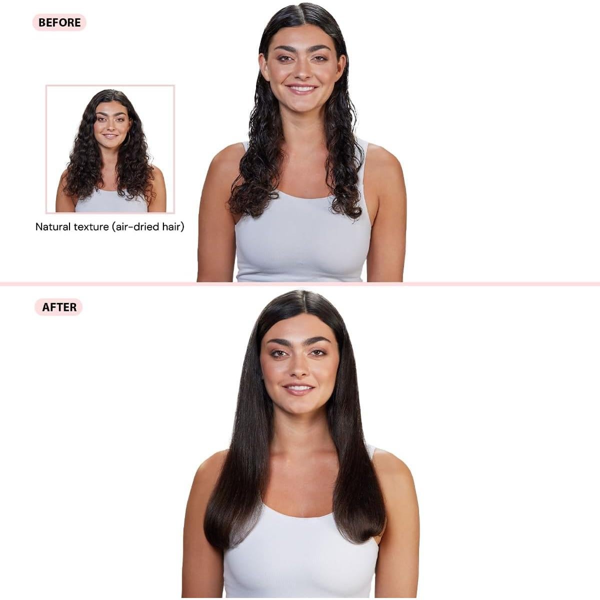 Cepillo Secador 2-en-1 L'ANGE HAIR AIRess Rosa - Alisa y Seca