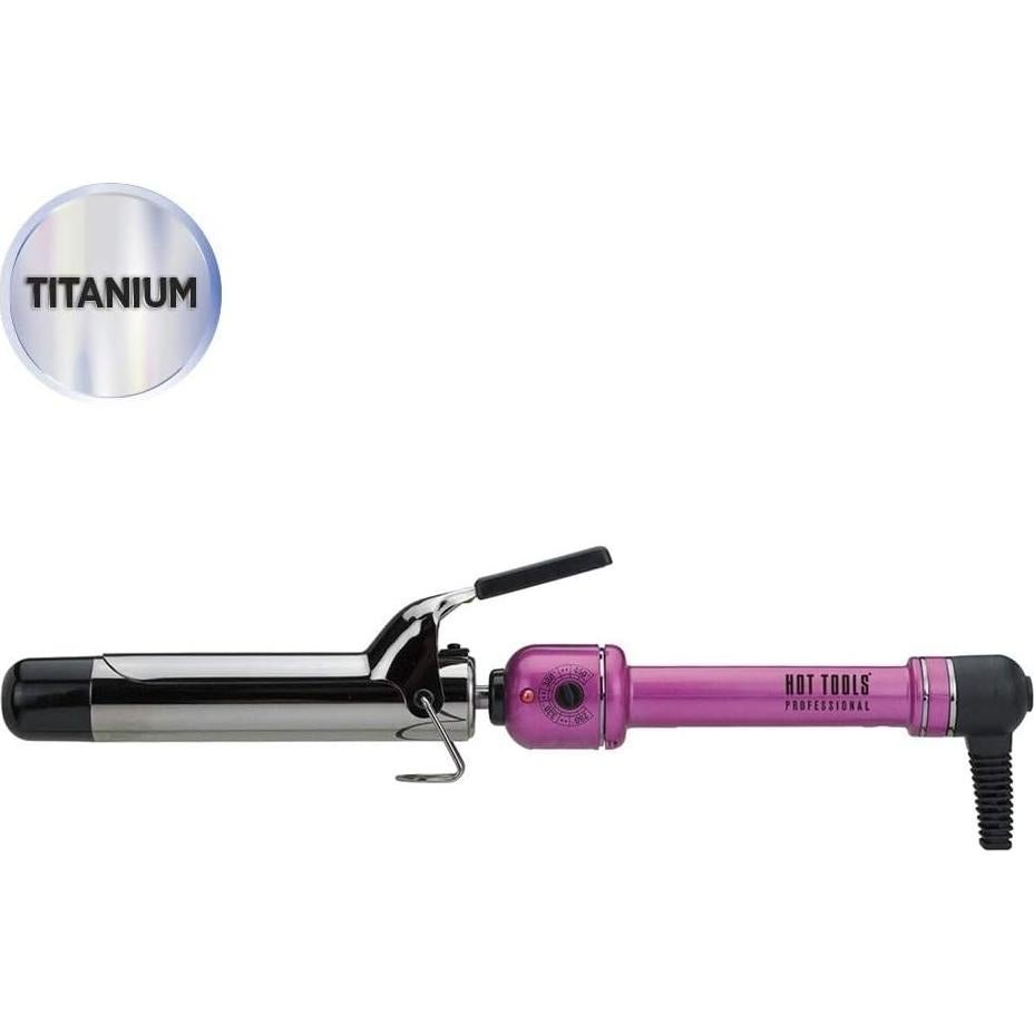 Plancha de Rizar Eléctrica Hot Tools Titanio Rosa 39.1cm