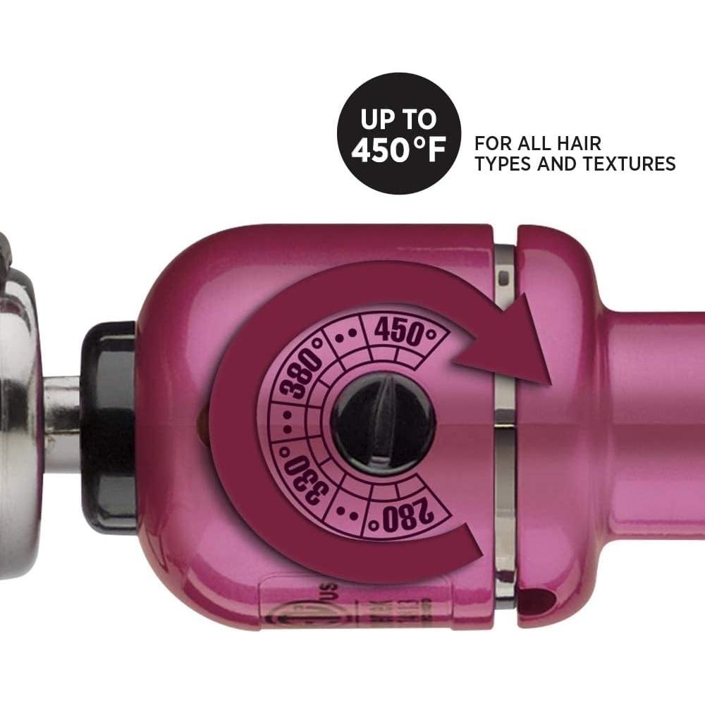 Plancha de Rizar Eléctrica Hot Tools Titanio Rosa 39.1cm