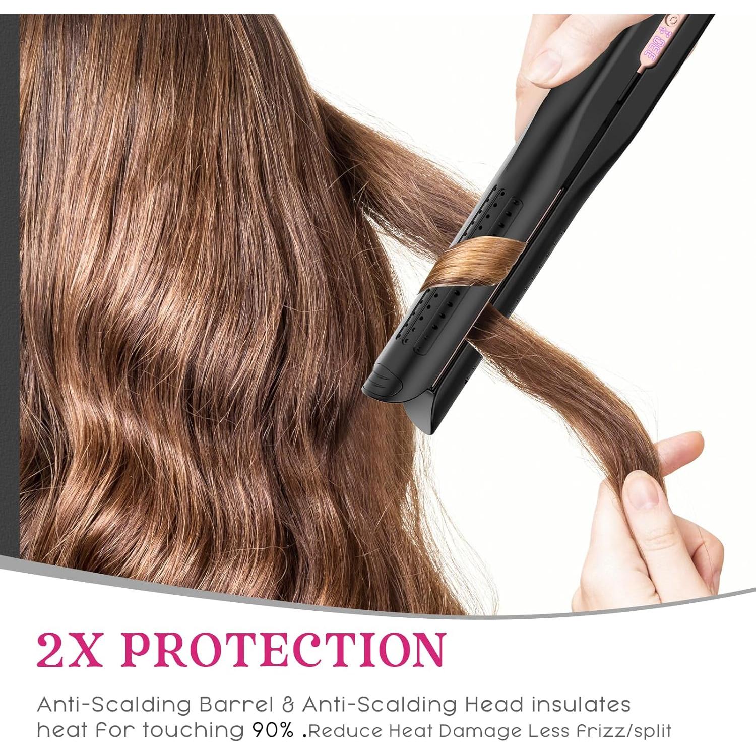 Plancha y Rizador SKIMI Airflow Styler Titanio 5 Temperaturas