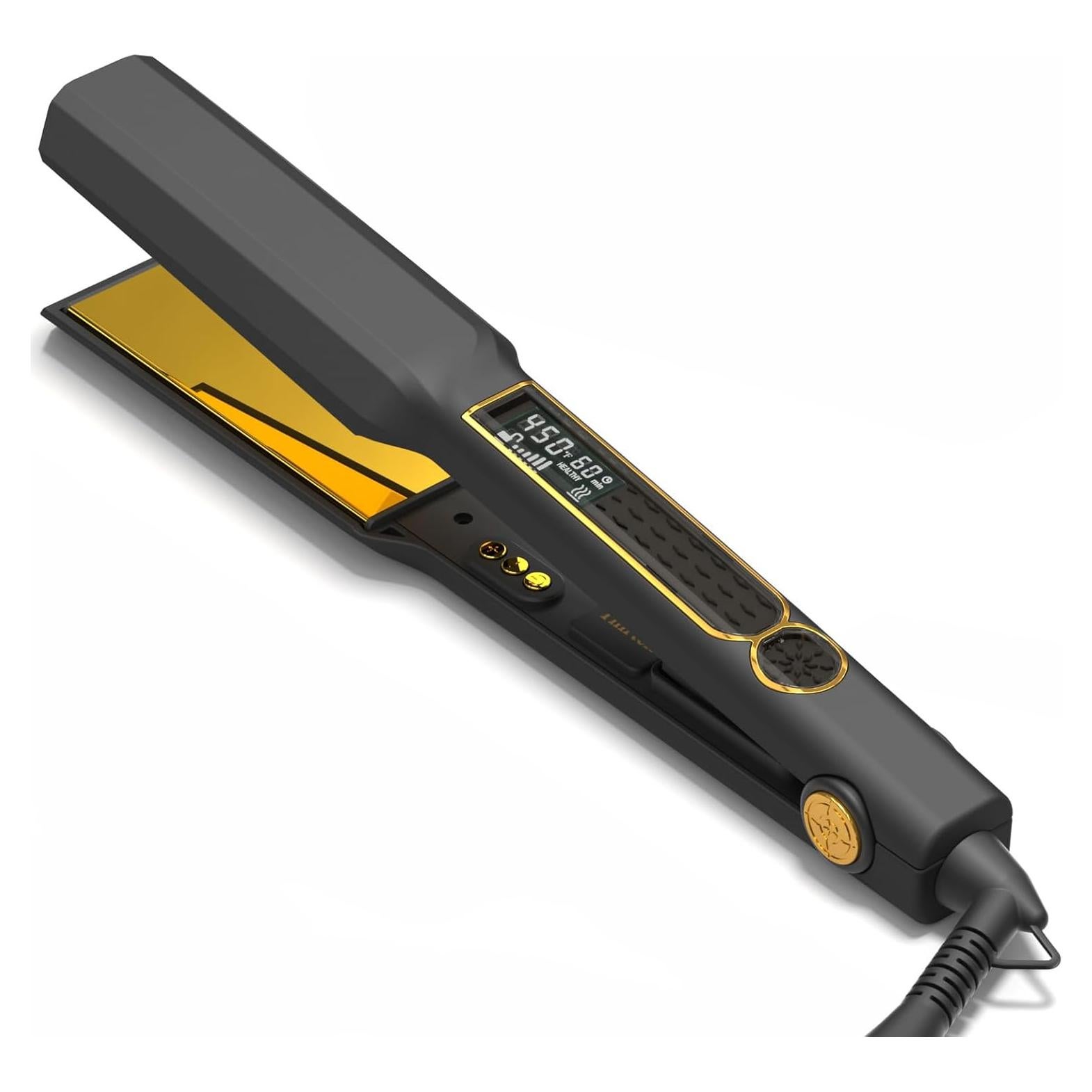 Plancha de Pelo Profesional Thirtek 1.5" Cerámica Titanio LCD