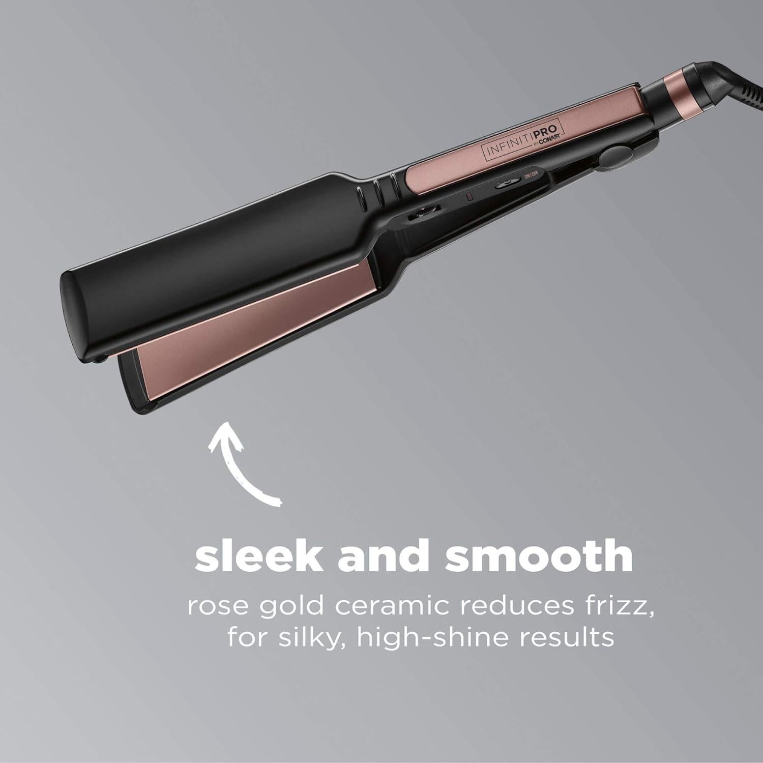 Plancha de Pelo Cerámica Rose Gold Conair CS812N 3.2 cm