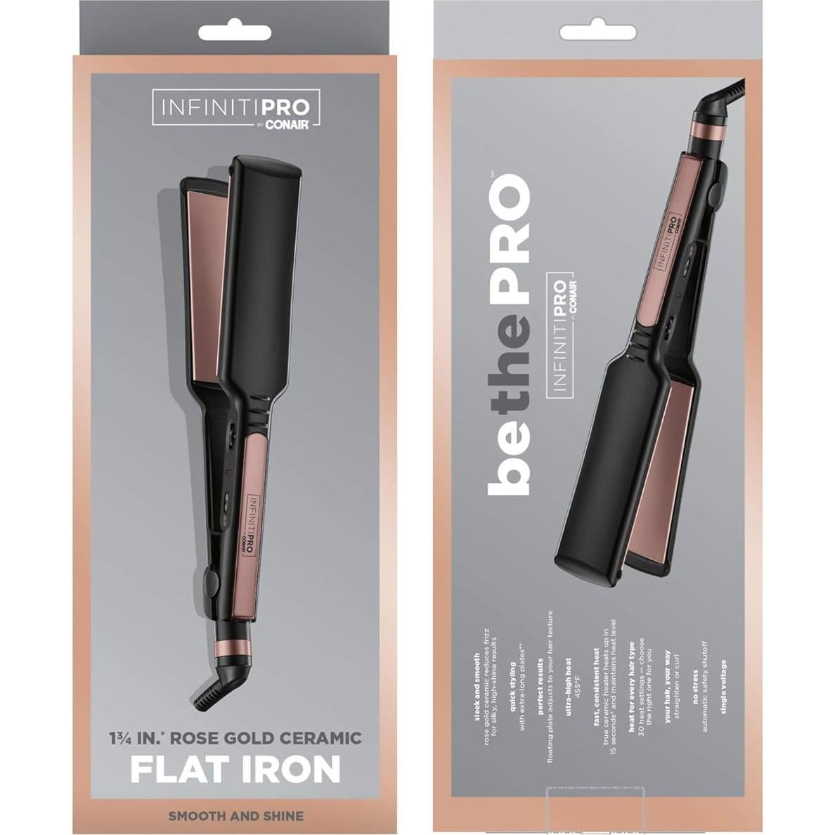 Plancha de Pelo Cerámica Rose Gold Conair CS812N 3.2 cm