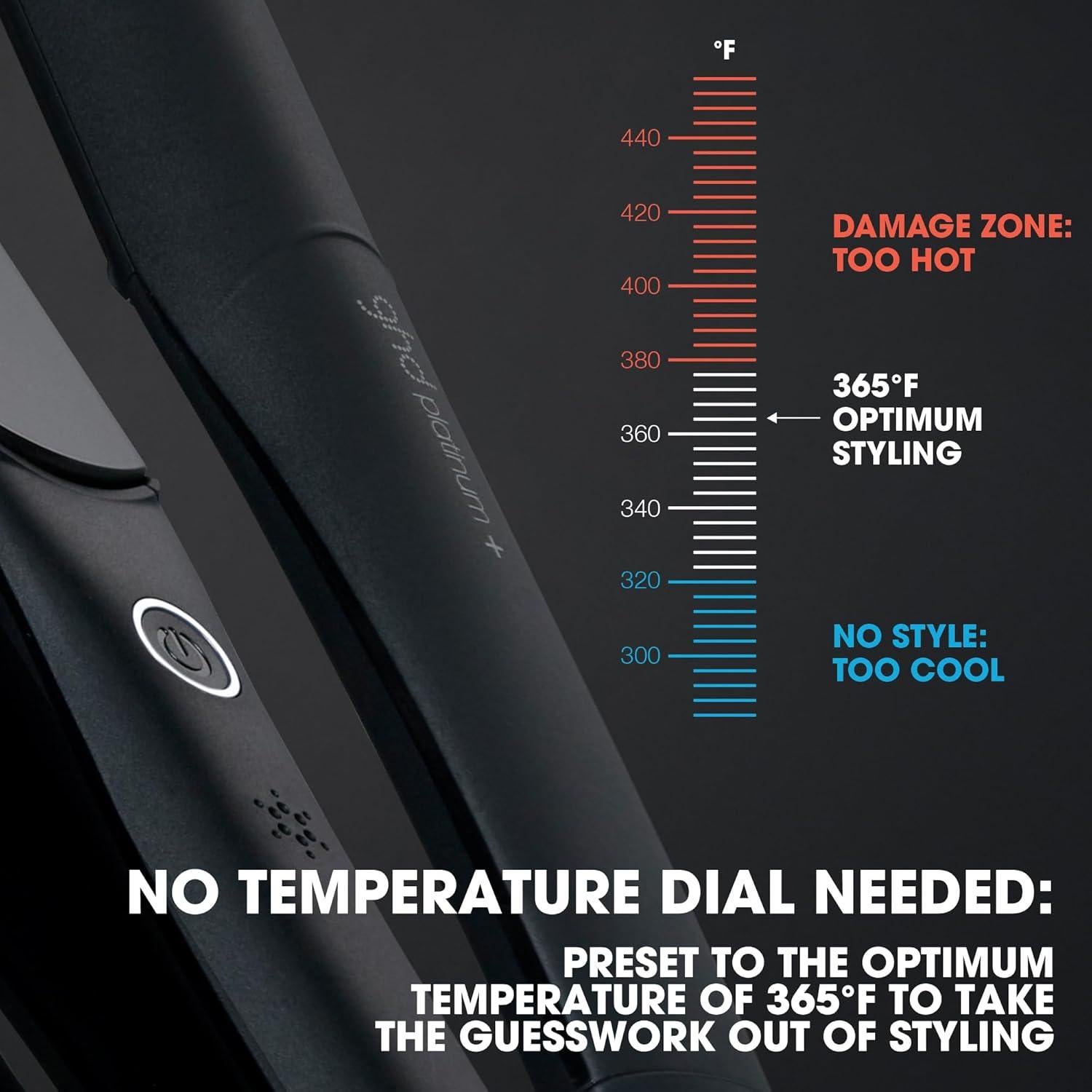 Plancha de Pelo ghd Platinum+ 1" (2.54 cm) Profesional Cerámica