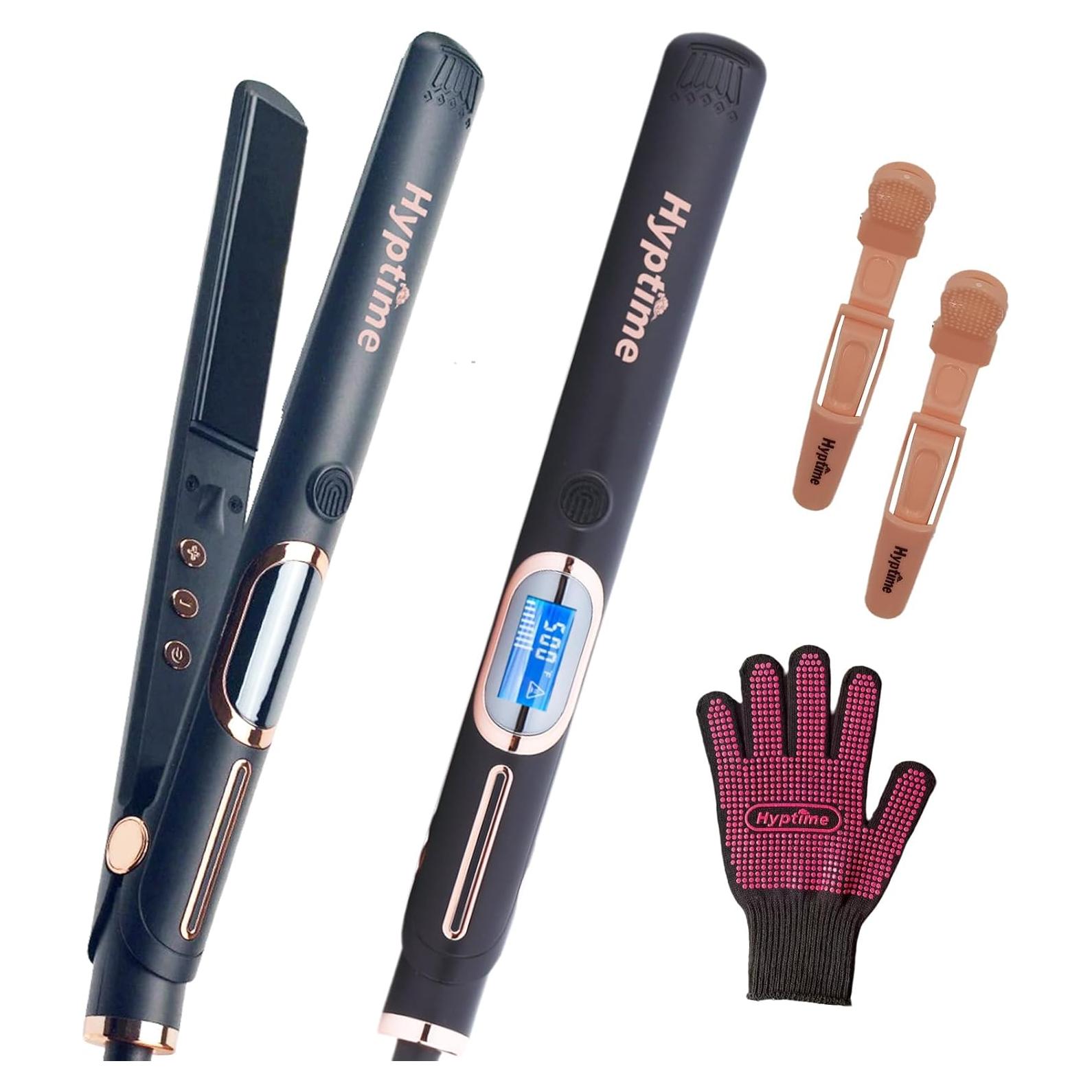 Plancha de Pelo HYPTIME Titanio 1" Digital 260-500°F