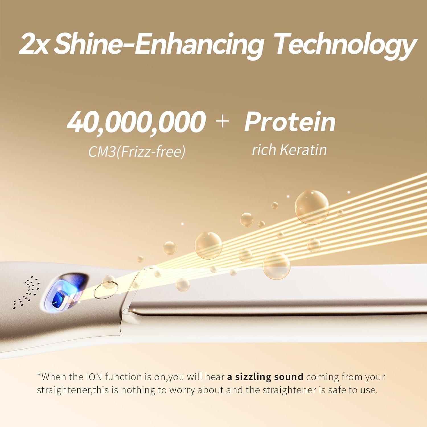 Plancha Plana Pequeña LivChic 1/2" Cerámica Doble Voltaje Blanco