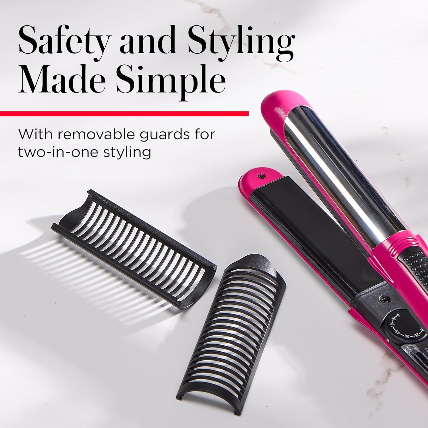 Plancha Plana REVLON Perfect Match 2-en-1 Alisador y Rizador