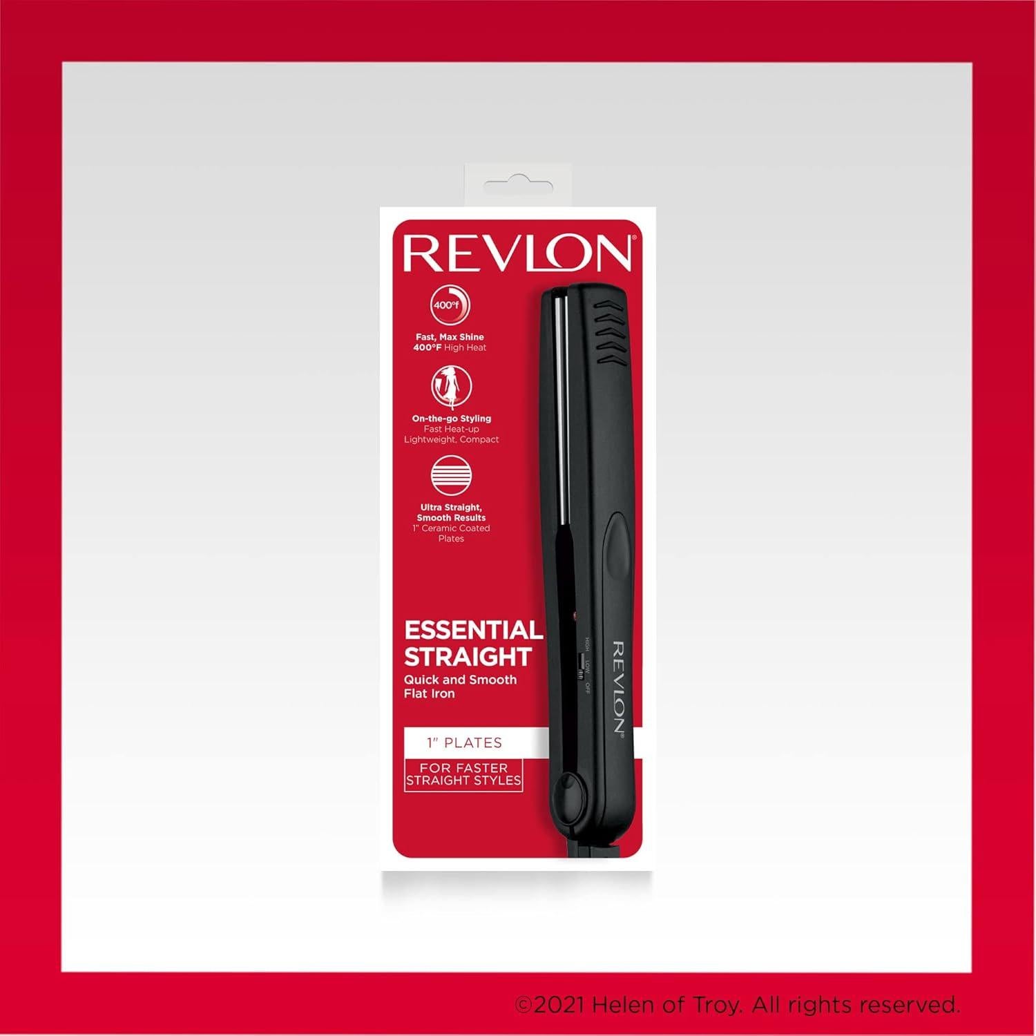 Alisador de Cerámica Revlon 2.54 cm - Resultados Rápidos