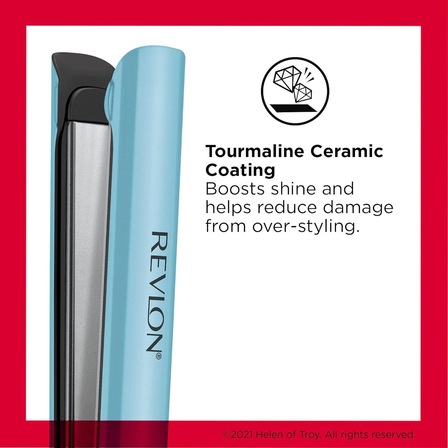 Plancha de Pelo Digital Revlon Lasting Brilliance 2.54 cm