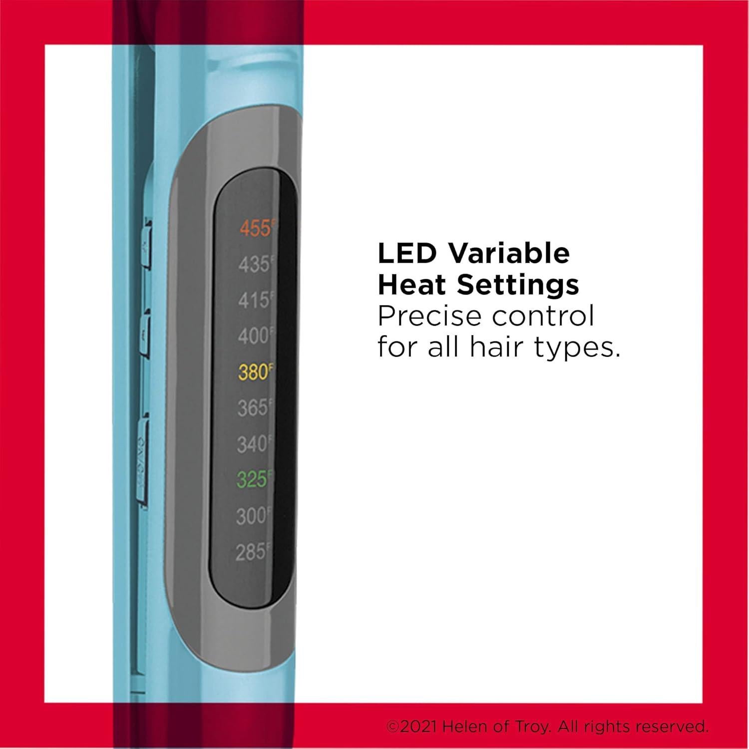 Plancha de Pelo Digital Revlon Lasting Brilliance 2.54 cm