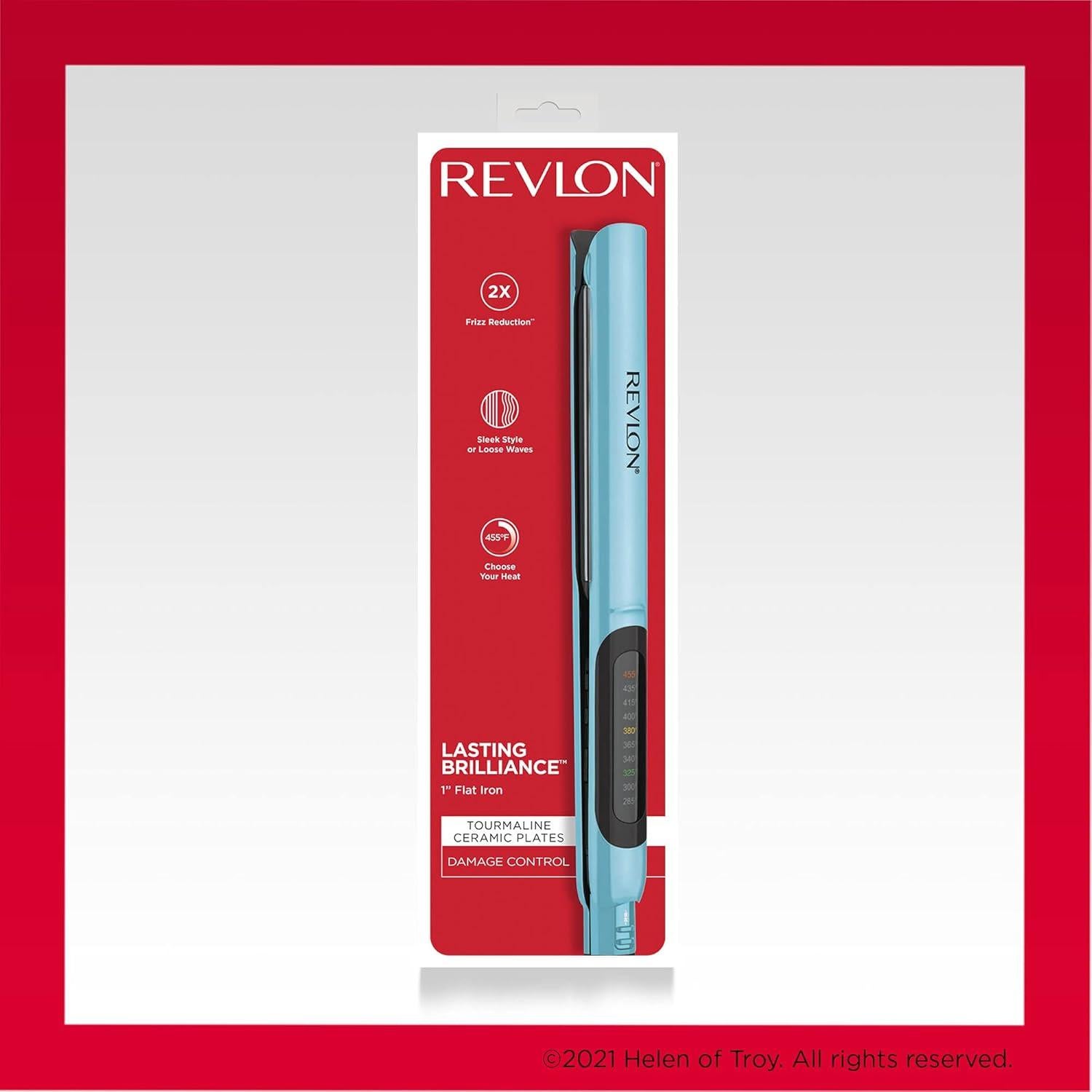 Plancha de Pelo Digital Revlon Lasting Brilliance 2.54 cm