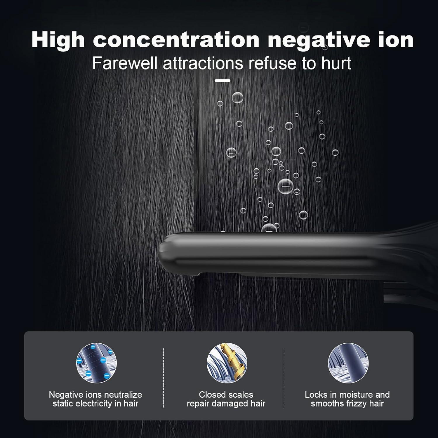 Plancha de cabello Ficzcfy 3/10'' mini alisador con temperatura ajustable