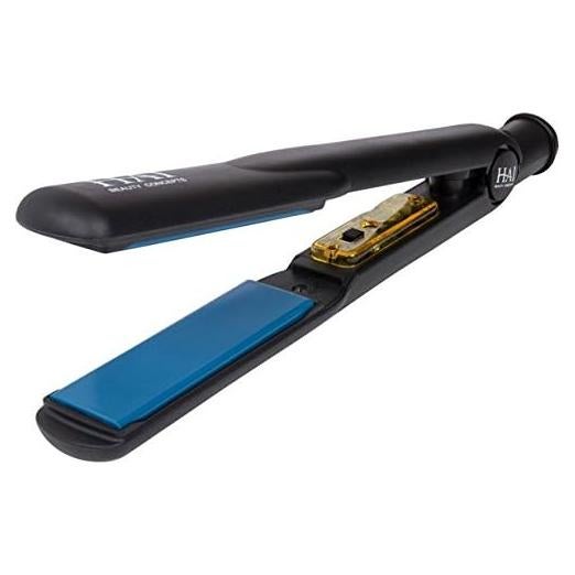 Plancha de Cerámica HAI C-001C Azul Clásico 2 en 1 con 5 Temperaturas